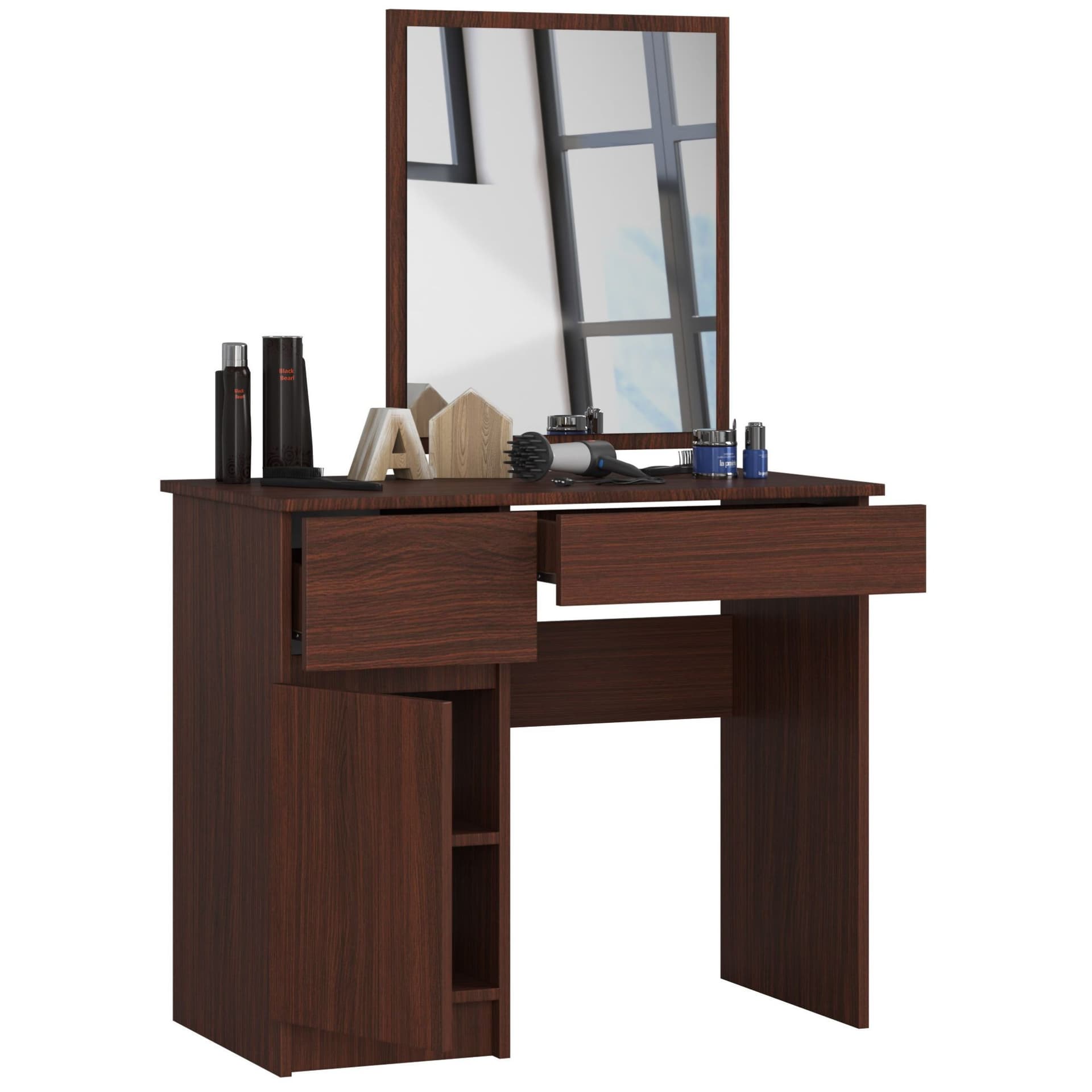 

Toaletka z lustrem CLP P-2/SL LEWE WENGE