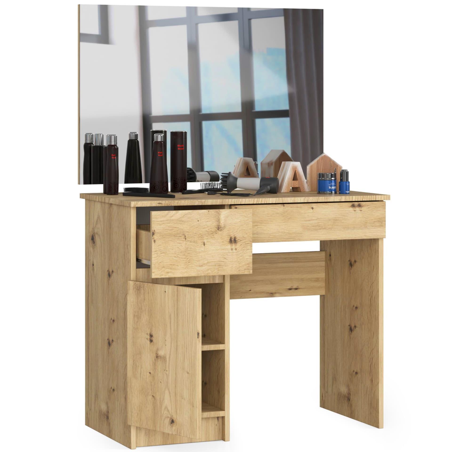 

Toaletka z lustrem CLP P-2/SL 900x600 LEWE DĄB ARTISAN