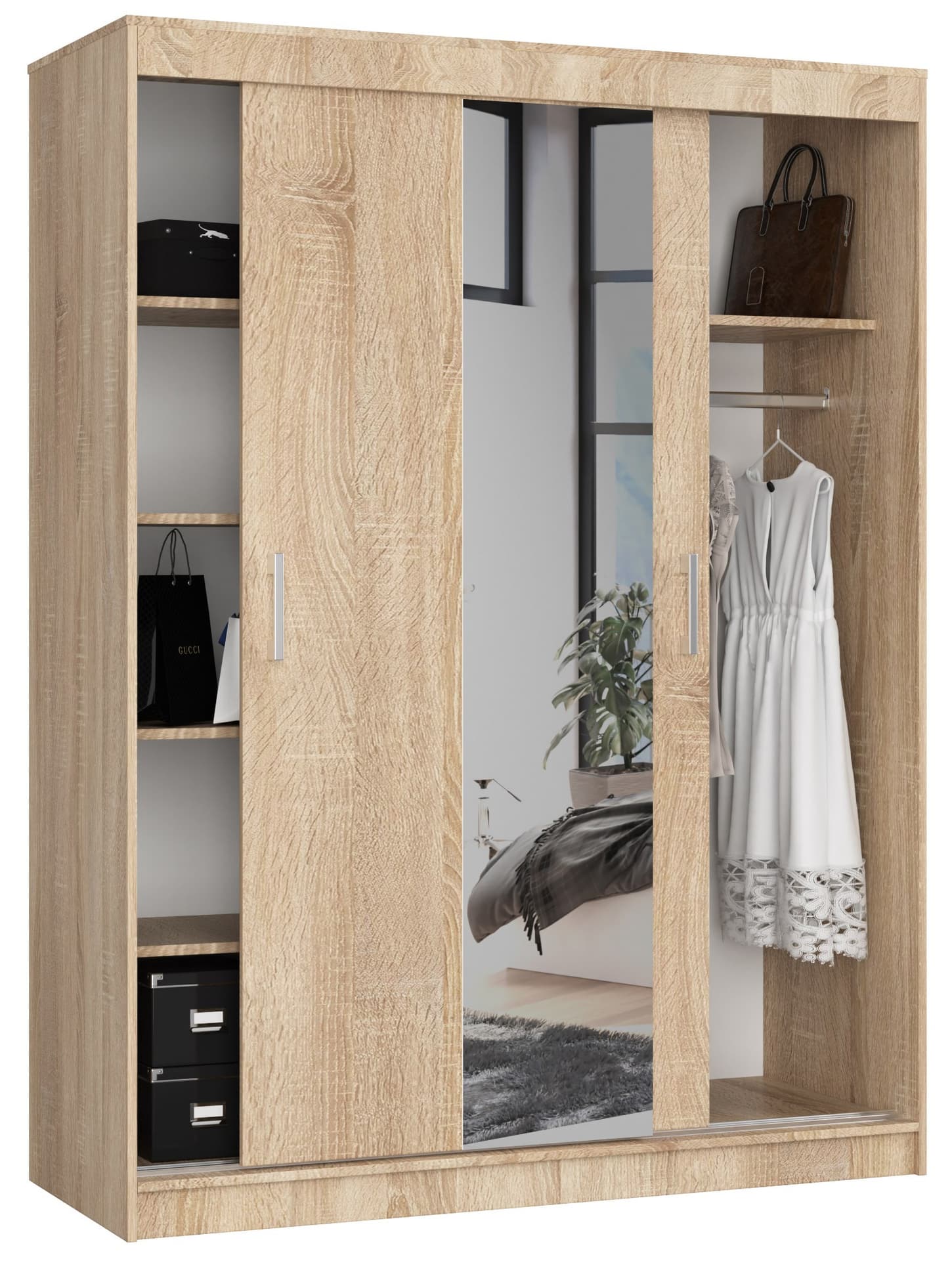 

SZAFA PRZESUWNA 150cm CLP SONOMA