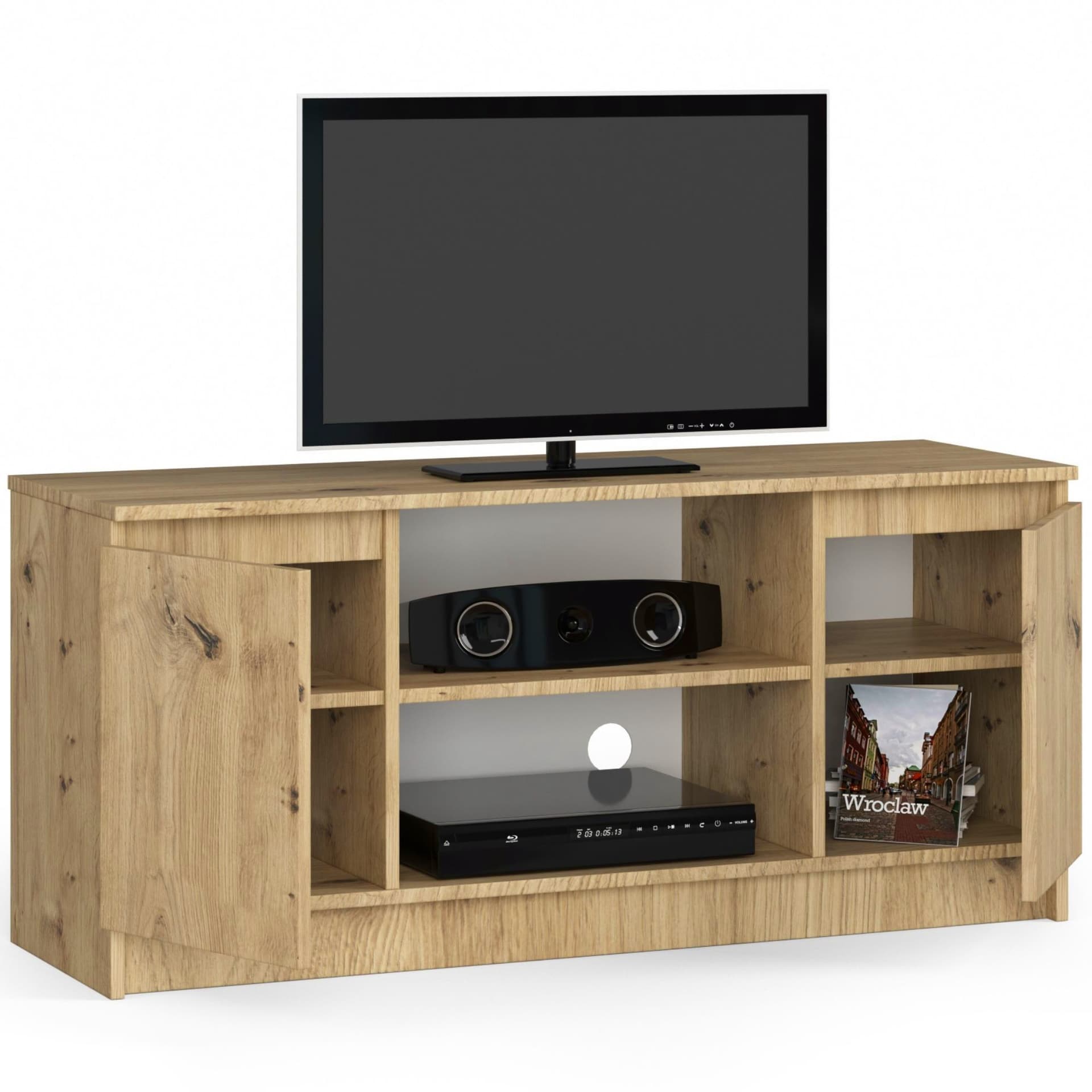 

KOMODA RTV K120 2D 1P CLP DĄB ARTISAN