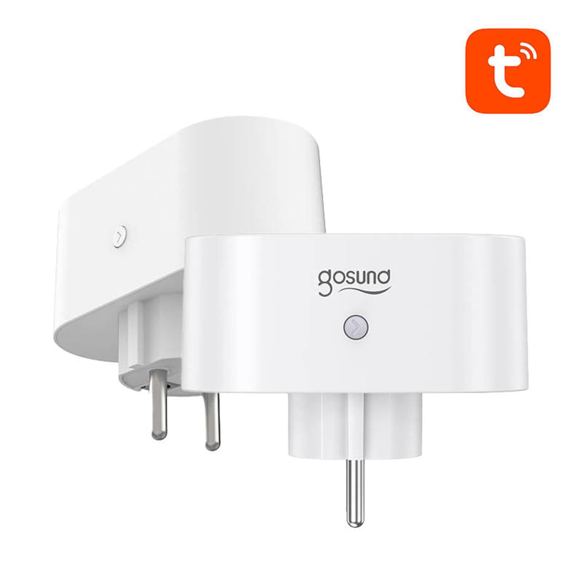 

Podwójne inteligentne gniazdko WiFi Gosund SP211, 2 sztuki 3500W (dwupak) Tuya, Dwupak) tuy