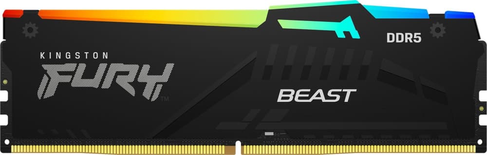 

Kingston FURY Beast RGB EXPO 16 GB, DDR5, 5600 MHz, PC/serwer, nr rejestracyjny, nr ECC