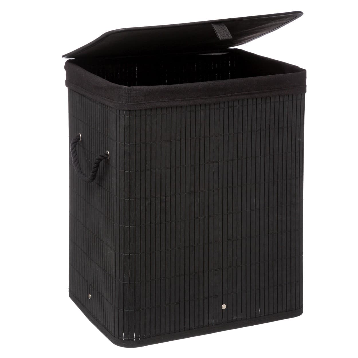 

Kosz na pranie Bambou czarny 60 l