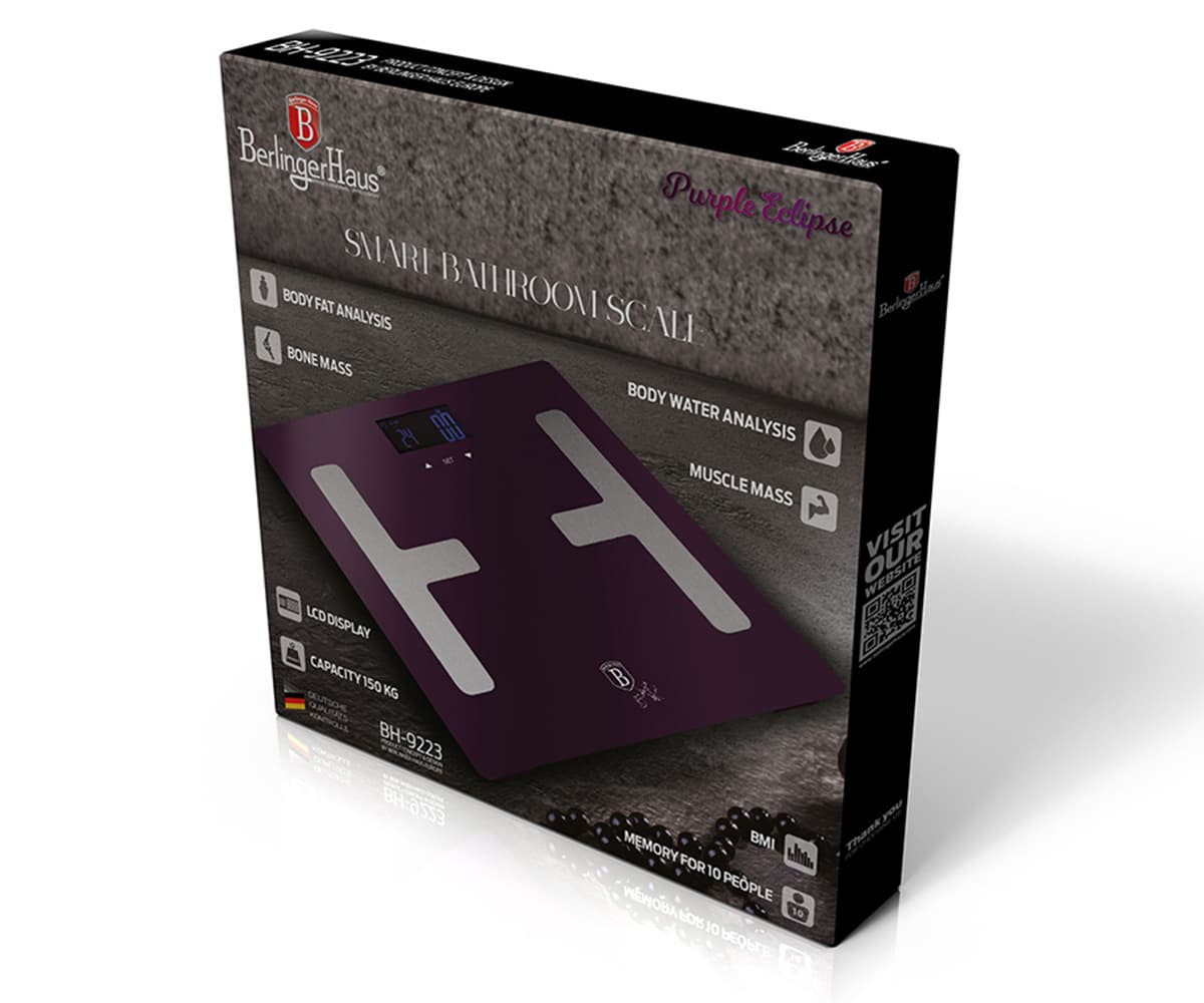 

WAGA ŁAZIENKOWA BODY FAT BERLINGERHAUS BH-9223