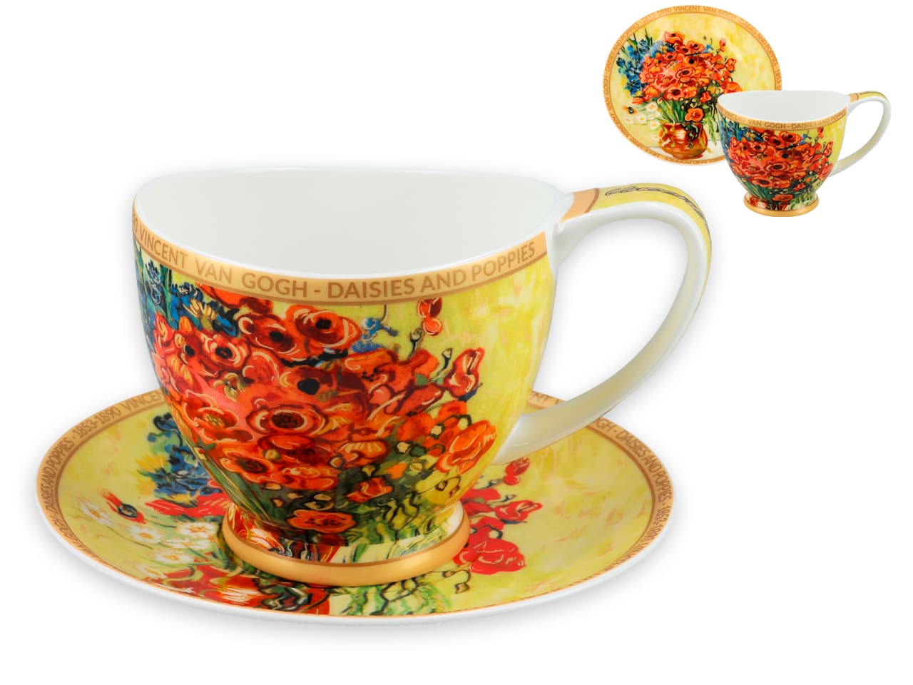 

Filiżanka Big Vanessa - V. van Gogh, Czerwone maki i stokrotki (CARMANI)