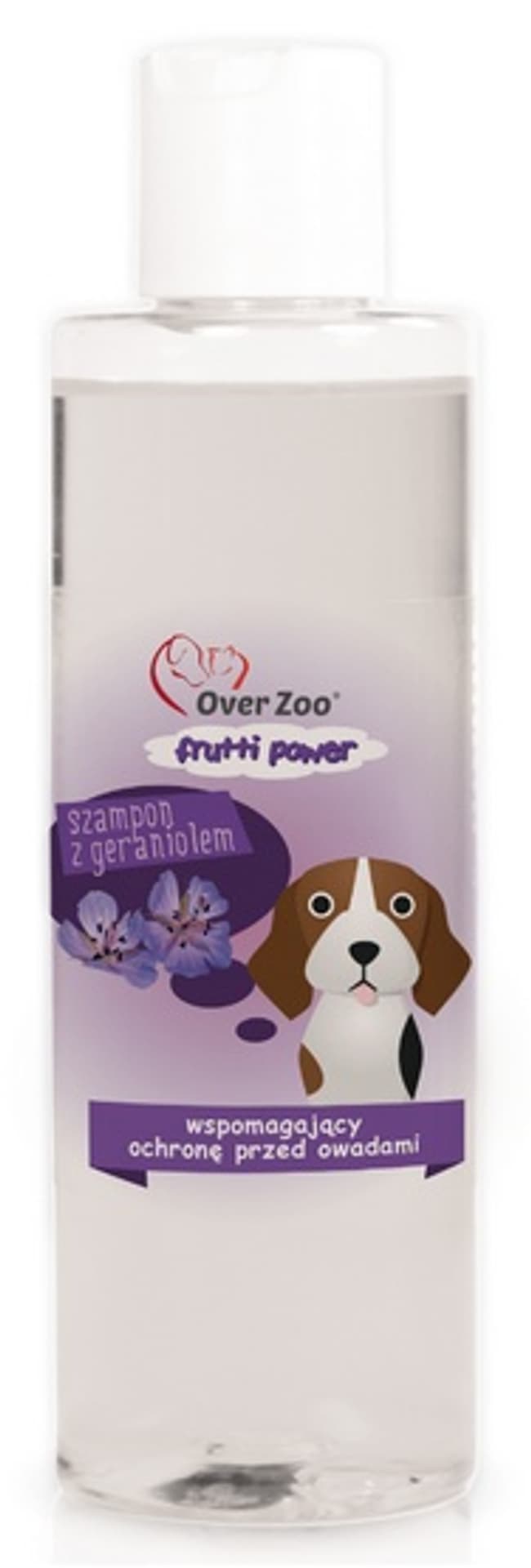

OVERZOO SZAMPON Z GERANIOLEM WSPIERAJĄCY OCHRONĘ PRZED OWADAMI 200 ml