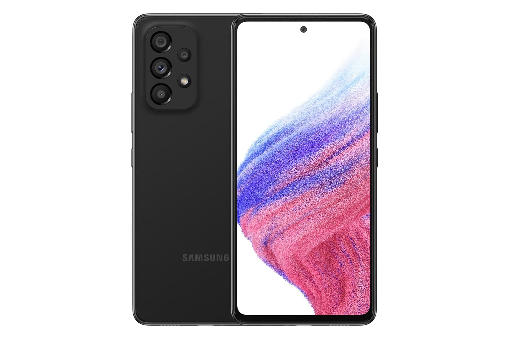 

Smartfon Samsung Galaxy A53 (A536) 6/128GB 6,5" SAMOLED 2400x1080 5000mAh Hybrid Dual SIM 5G Black, A536) 6/128gb 6.5" samoled 2400x1080 5000mah hybrid dual sim 5g blac