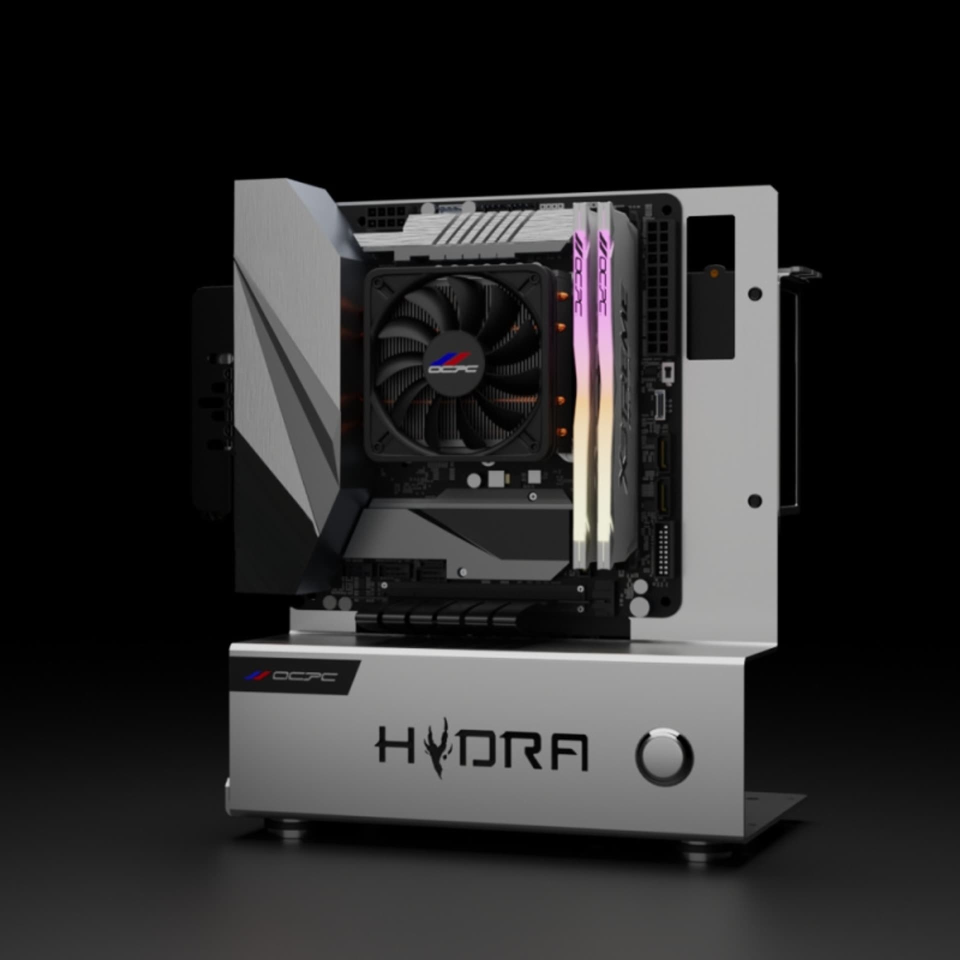 

OCPC Obudowa mini-ITX Mini srebrna