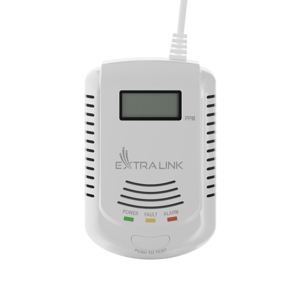 

EXTRALINK JKD-808COM INTELLIGENT GAS & CARBON MONOXIDE SMOKE DETECTOR