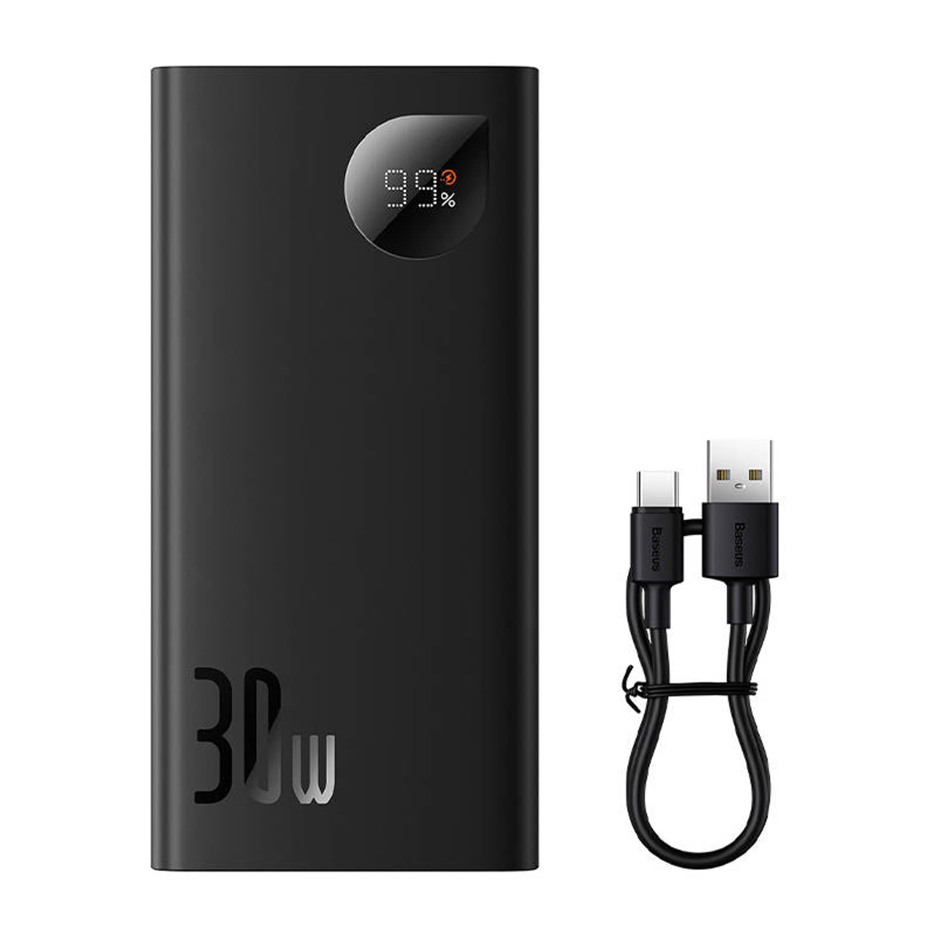 

Powerbank Baseus Adaman2 10000mAh, 2xUSB, USB-C, 30W (czarny)