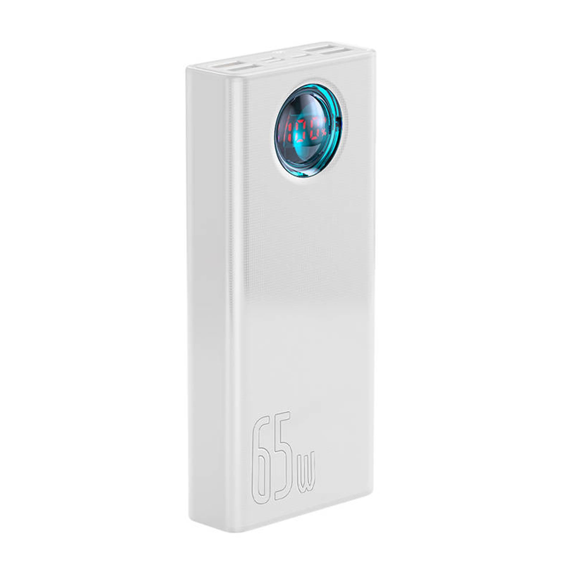 

Powerbank Baseus Amblight 30000mAh, 4xUSB, USB-C, 65W (biały)