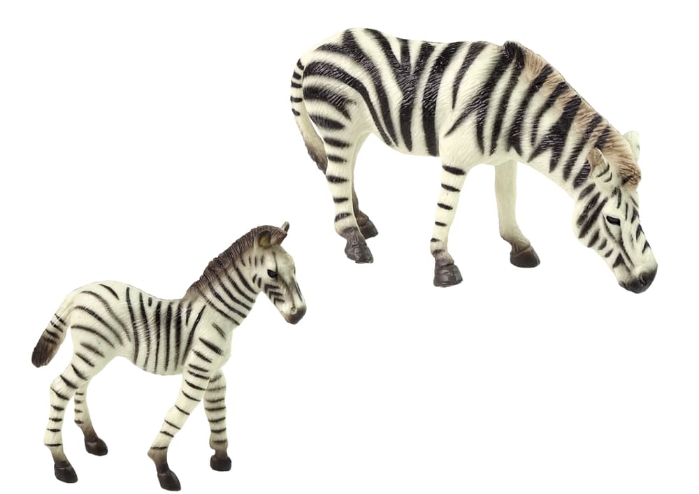 

Zestaw 2 Figurek Zebra z Młodym Zebry Figurka Zwierzęta