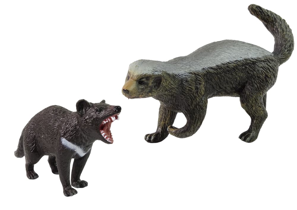 

Zestaw 2 Figurek Ratel Miodożerny Diabeł Tasmański Figurka