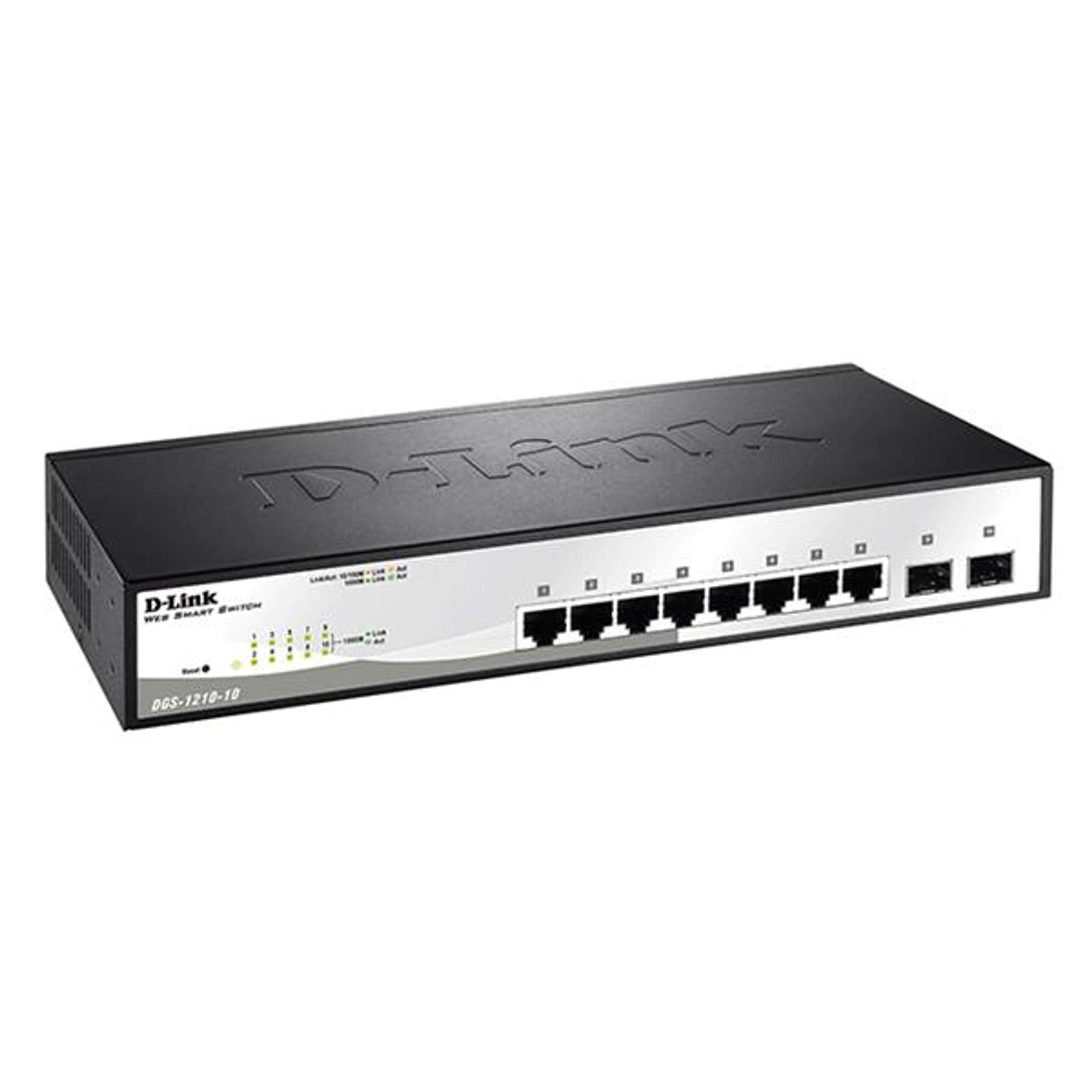 

Przełącznik DGS-1210-10 Switch Smart 8xGE 2xSFP