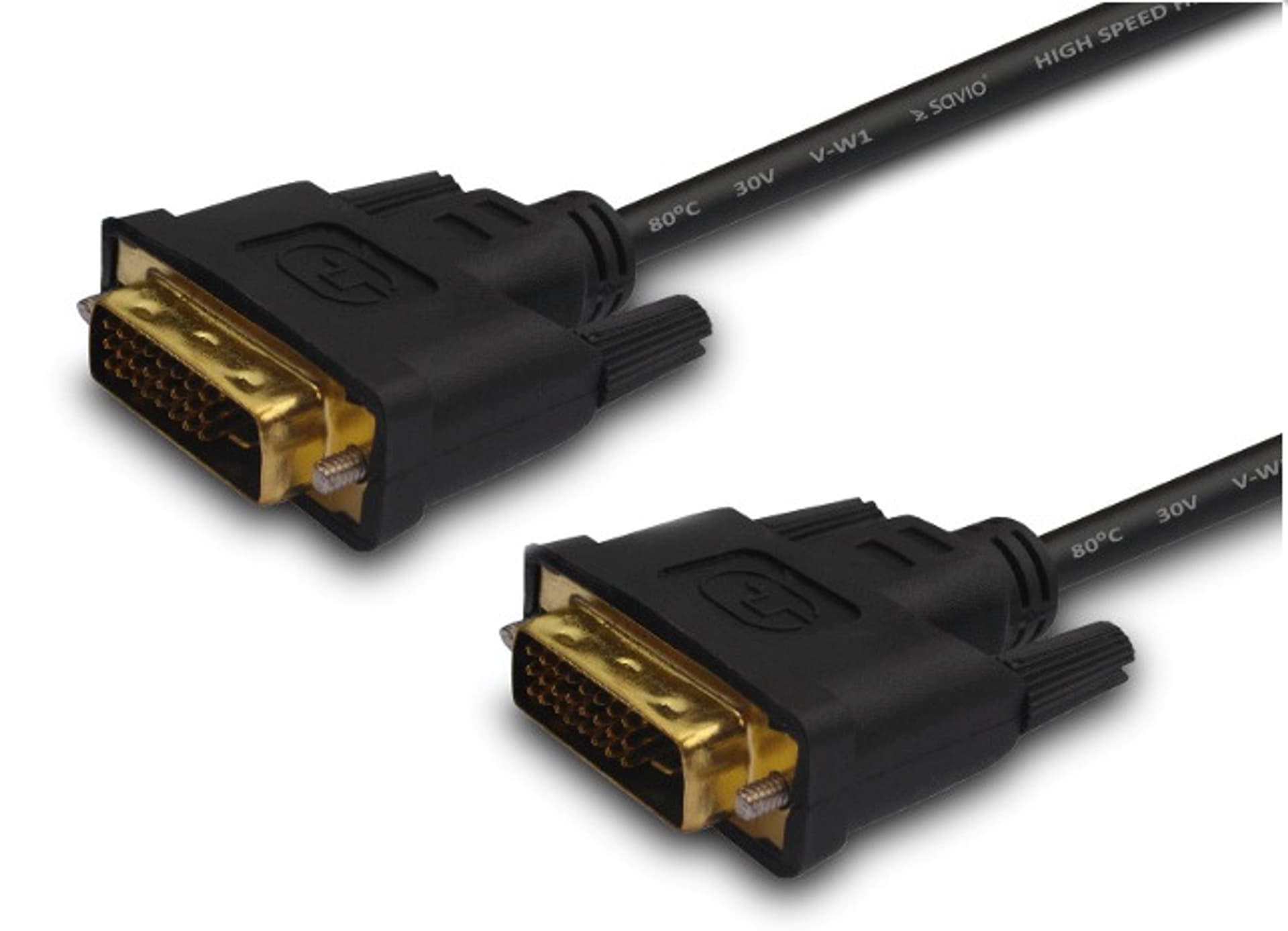 

Kabel SAVIO cl-53 (DVI-D M - DVI-D M; 3m; kolor czarny)