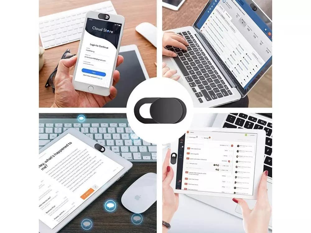 

Osłonka zaślepka na kamerę x6 Alogy do laptopa Macbooka Czarna