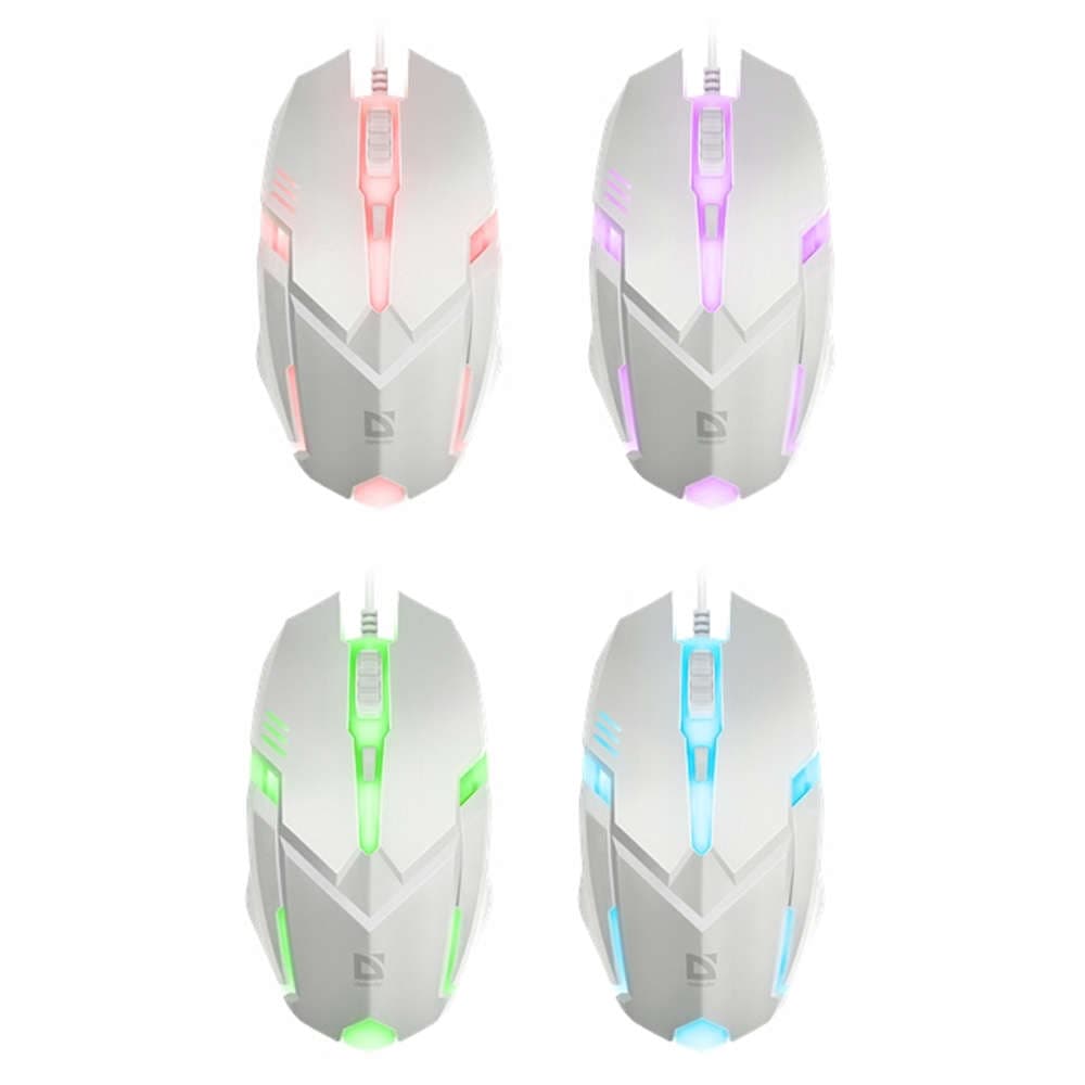 

MYSZ DEFENDER CYBER MB-560L BIAŁA 7 KOLORÓW PODŚWIETLENIA 1600dpi 3P