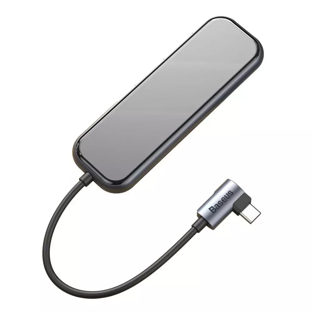 

Baseus adapter przejściówka HUB USB Typ C na 4x USB 3.0 / USB Typ C PD do MacBook / PC szary (CAHUB-EZ0G)