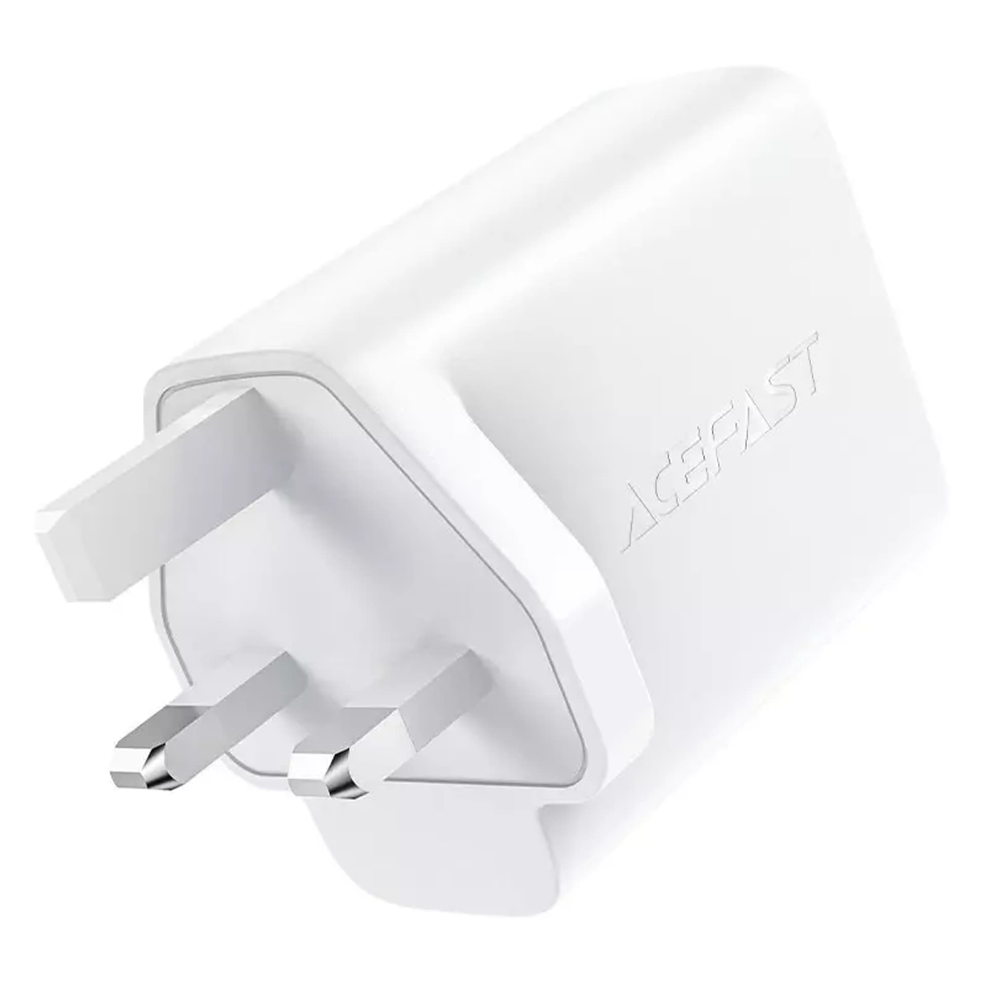 

Acefast ładowarka sieciowa GaN (wtyczka UK) 2x USB Typ C 50W, Power Delivery, PPS, Q3 3.0, AFC, FCP (A32 UK)