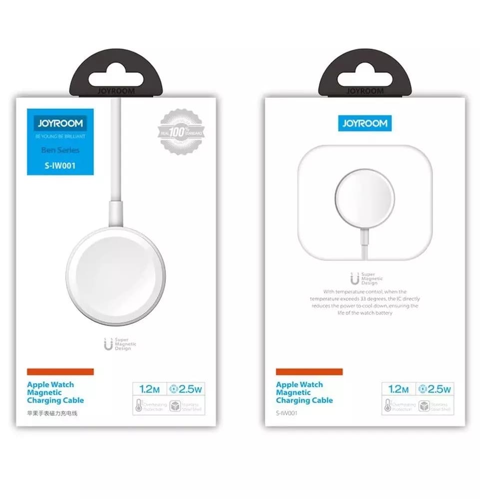 

Joyroom bezprzewodowa ładowarka Qi do Apple Watch z wbudowanym kablem 1,2 m biały (S-IW001S)