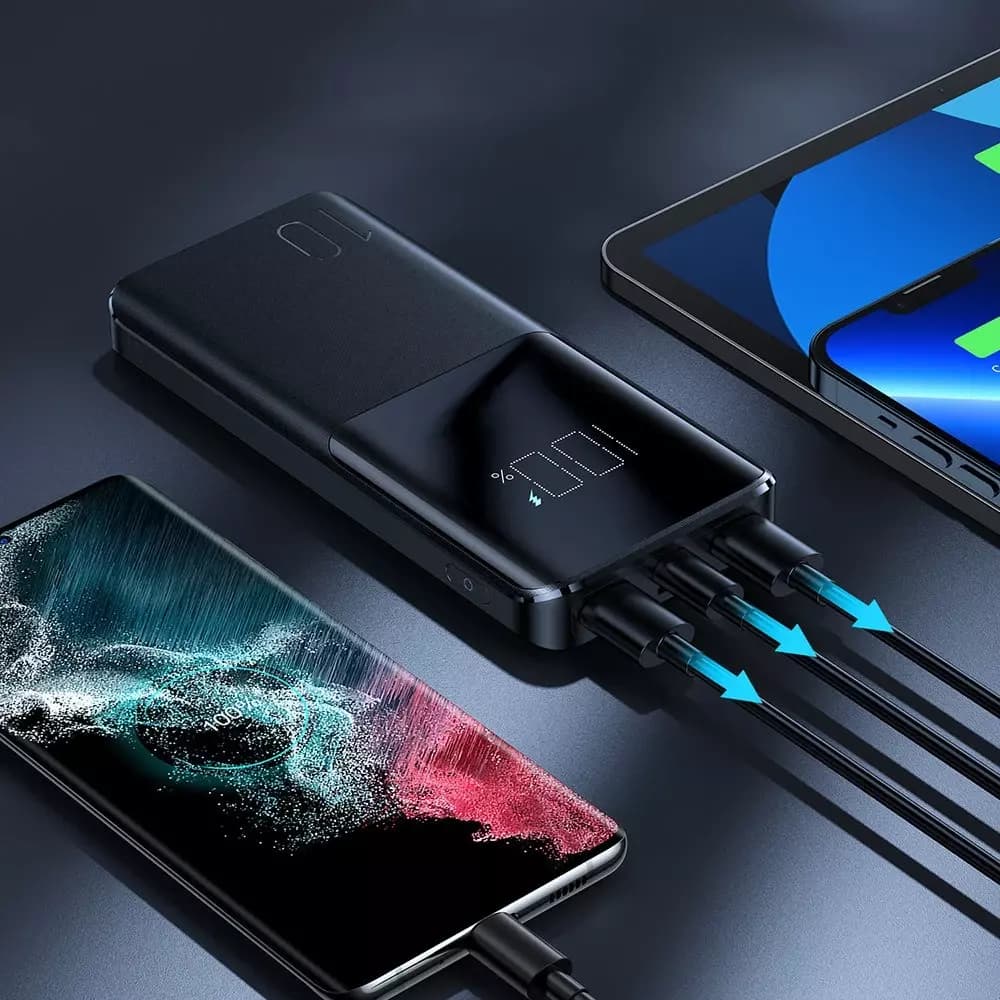

Joyroom powerbank 15W 10000mAh PD QC3.0 AFC czarny (JR-T013)