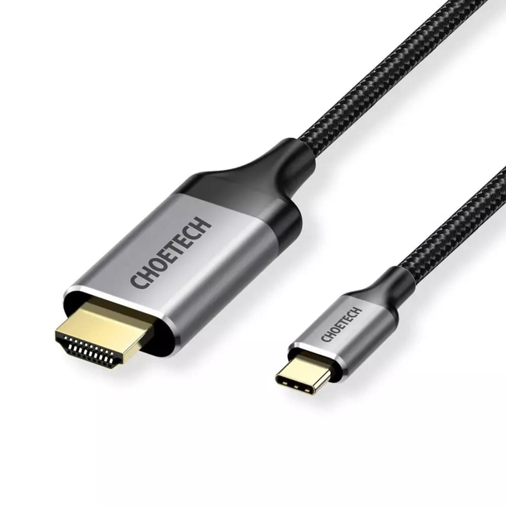 

Choetech kabel przewód USB Typ C (męski) - HDMI (męski) 4K 60Hz 2 m czarny (CH0021-BK)