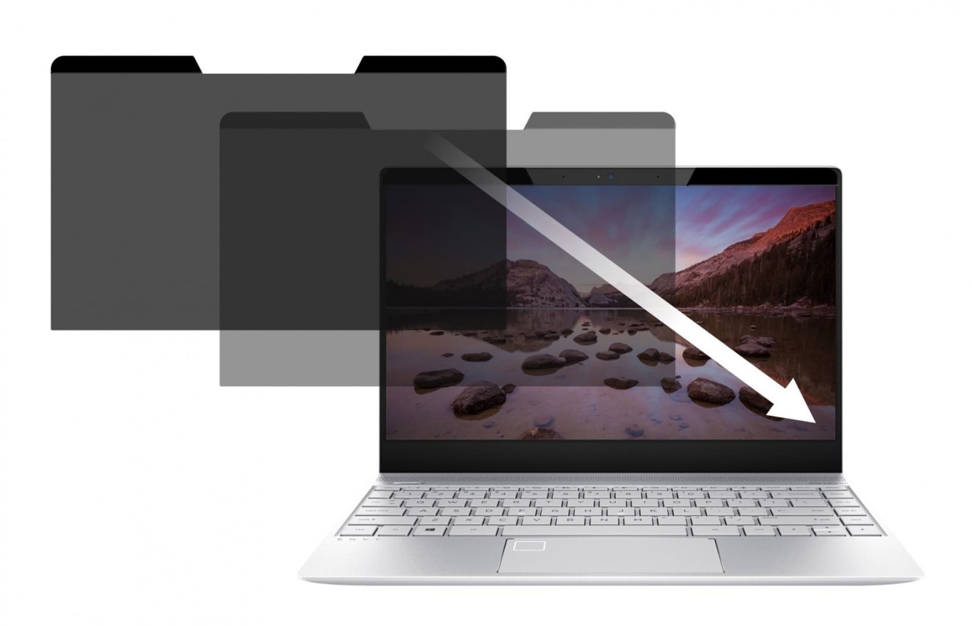 

Filtr prywatyzujący 2-drożny, do laptopa 14 cali (16:9), magnetyczny, 16:9)/magnetyczn