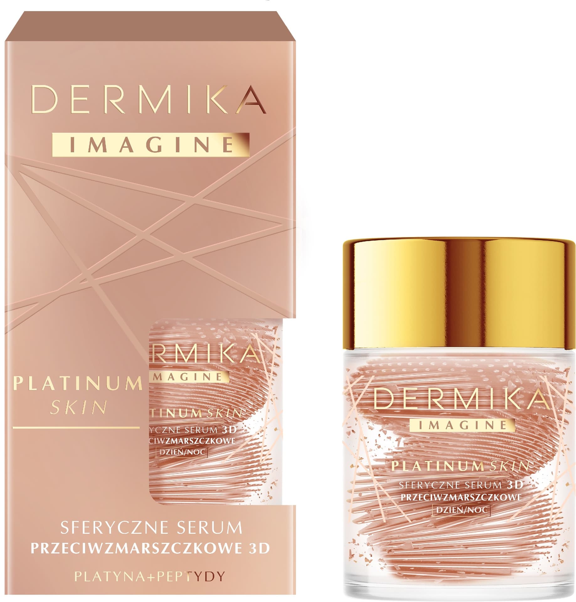 

Dermika Imagine Platinum Skin Sferyczne Serum przeciwzmarszczkowe 3D na dzień i noc 60g