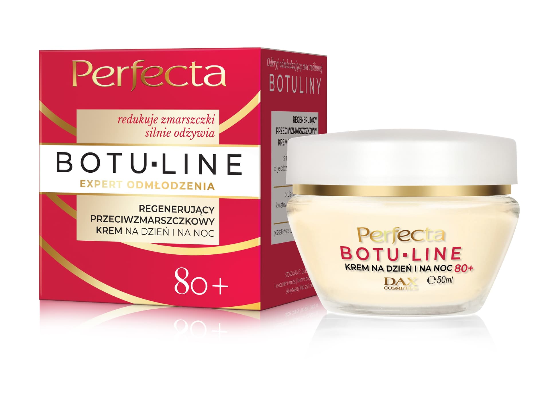 

Perfecta Botu-Line 80+ Regenerujący Przeciwzmarszczkowy Krem na dzień i noc 50ml