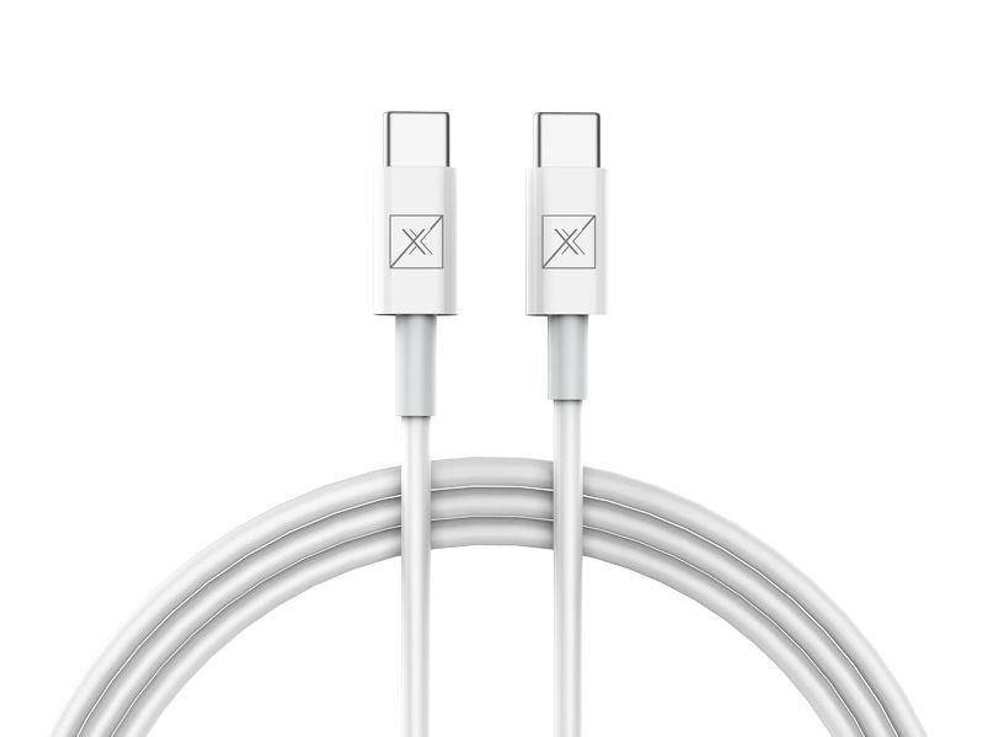 

ŁAD. SAM. MX KAPPA 18W PD+QC, USB-A+C + KABEL C/C 20W PD, WHITE/BIAŁY