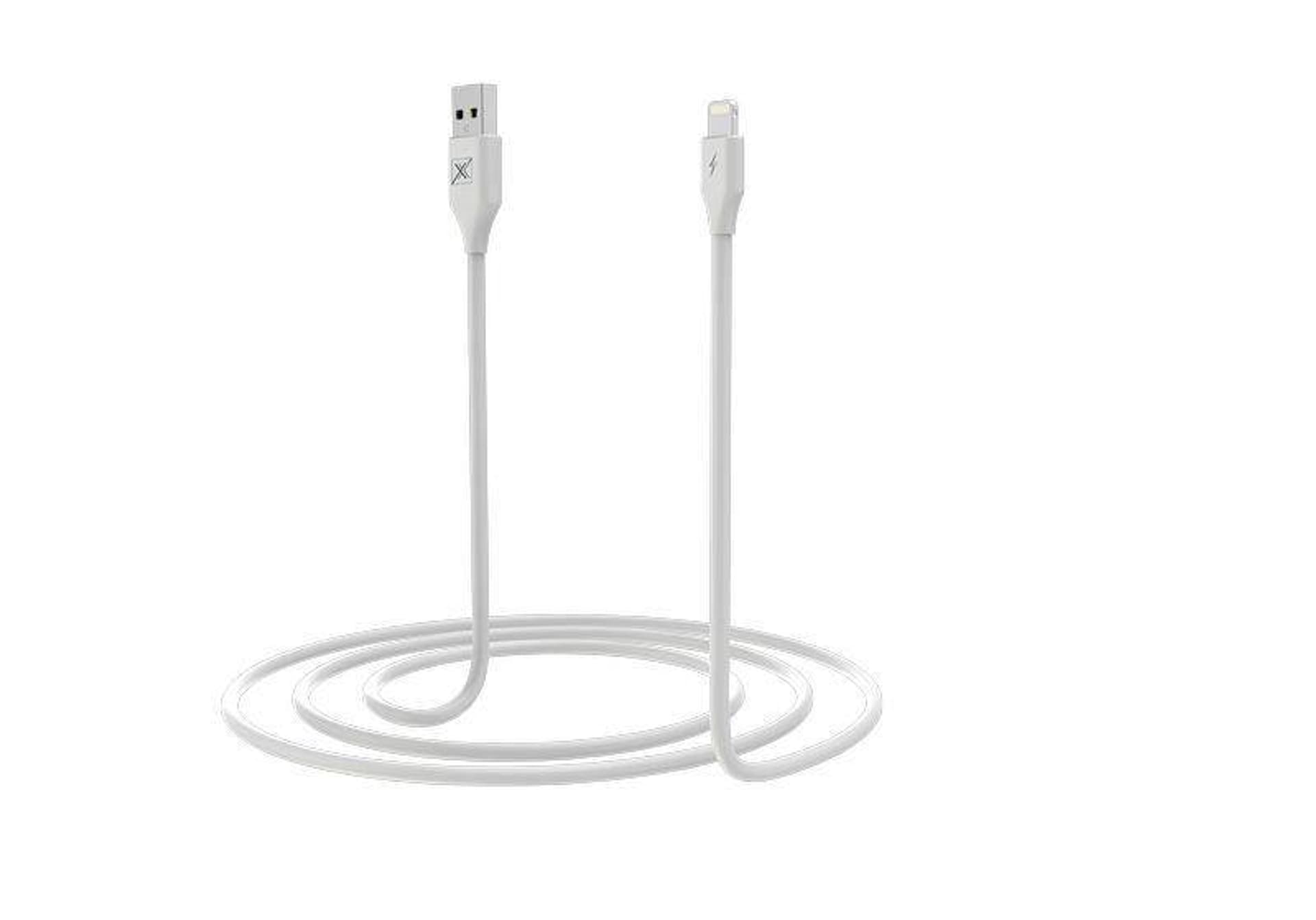 

KABEL MX SET 2.4A / LIGHTNING / 1m WHITE / BIAŁY