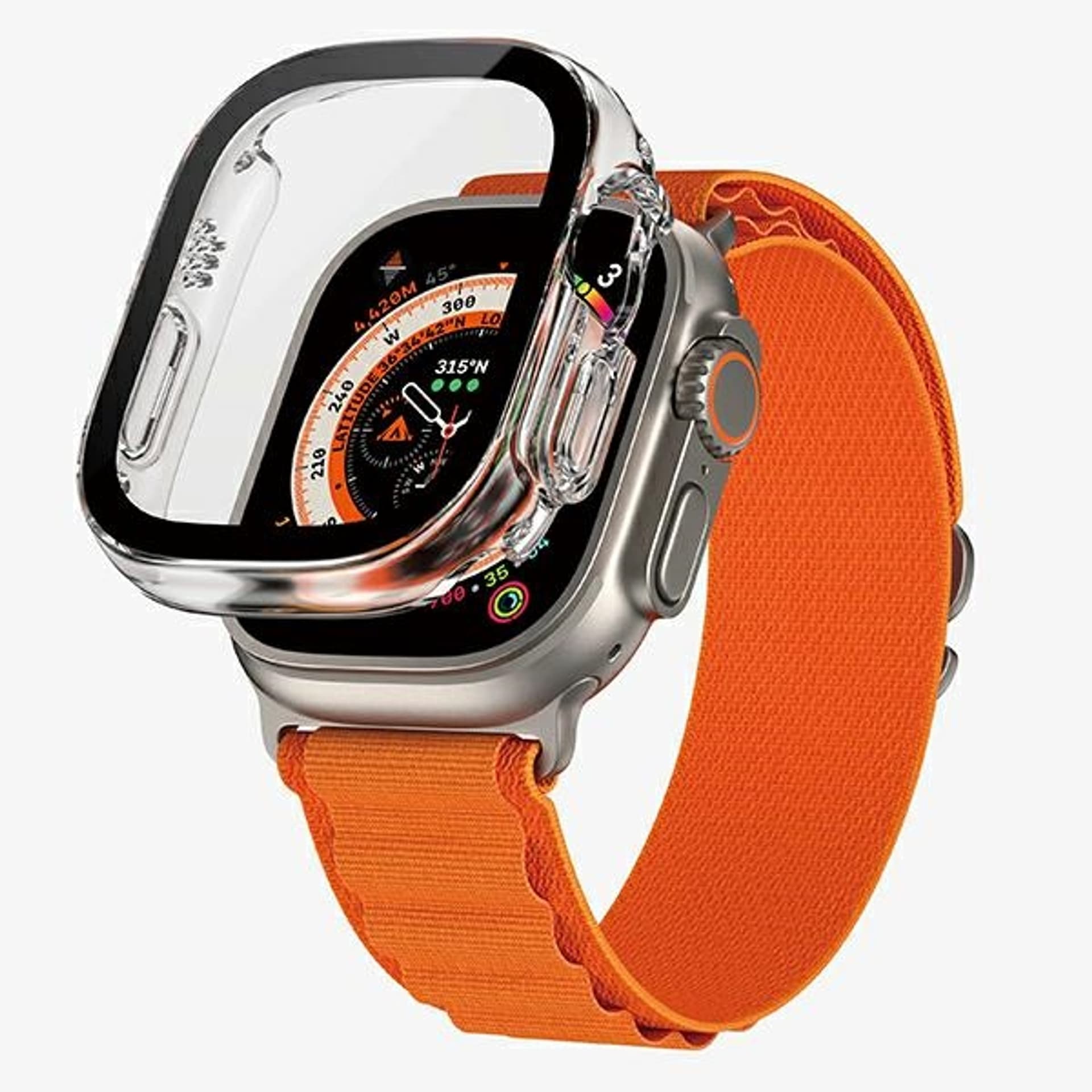 

PanzerGlass Full Body Apple Watch Ultra 49mm przezroczysty/transparent 3677