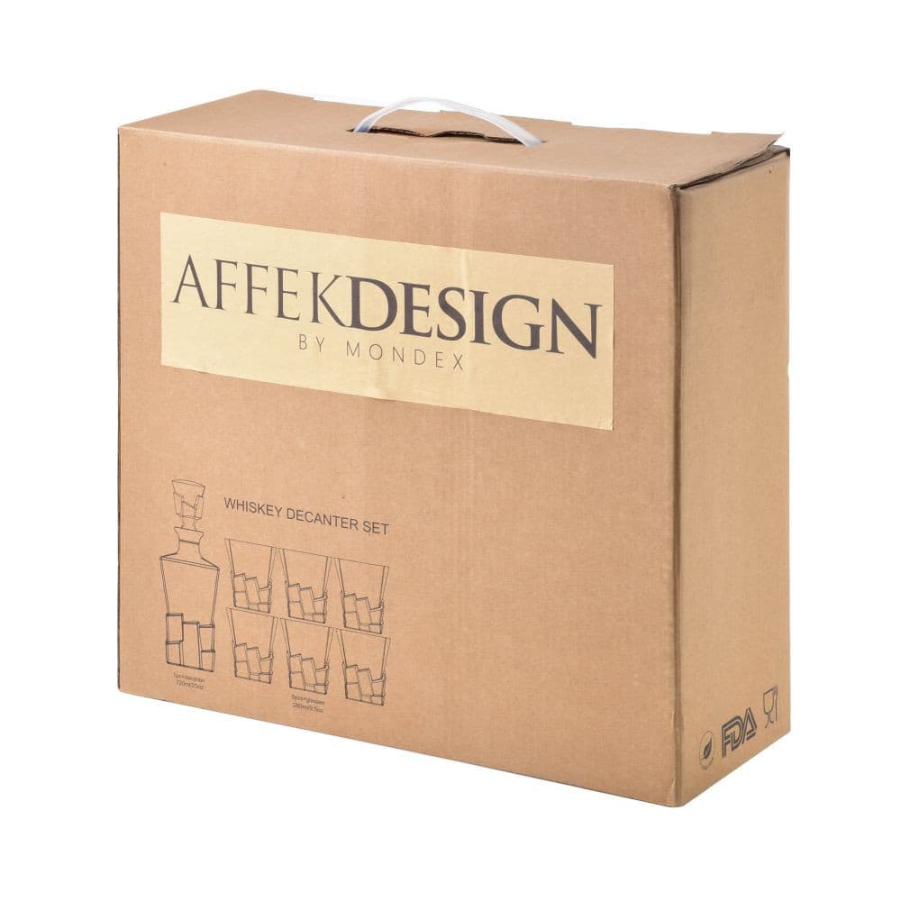

EVA CUBES Karafka+6 szklanek 280ml/730ml