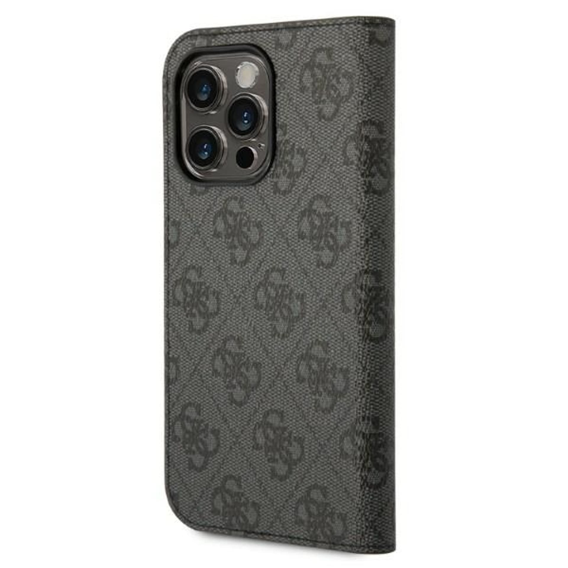 

Guess GUBKP14LHG4SHK iPhone 14 Pro 6,1" czarny/black book 4G Vintage Gold Logo