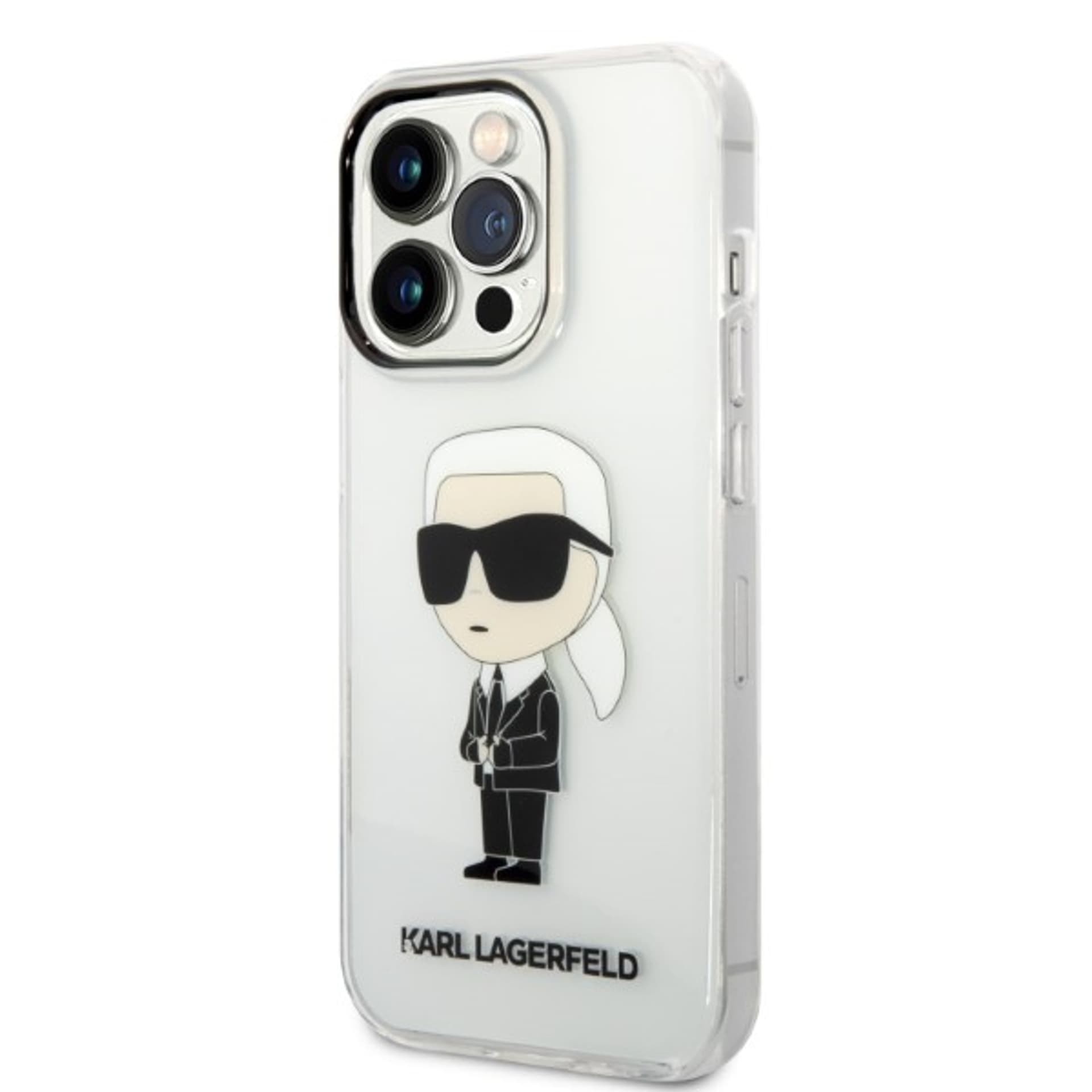 

Karl Lagerfeld KLHCP14XHNIKTCT iPhone 14 Pro Max 6,7" transparent hardcase Ikonik Karl Lagerfeld