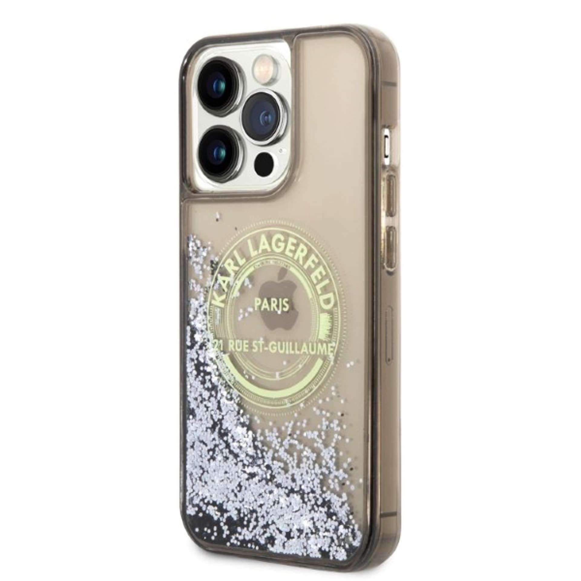 

Karl Lagerfeld KLHCP14XLCRSGRK iPhone 14 Pro Max 6,7" czarny/black hardcase Liquid Glitter RSG