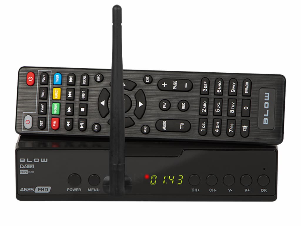 

77-059# Dekoder tuner dvb-t2 blow 4625fhd+wifi