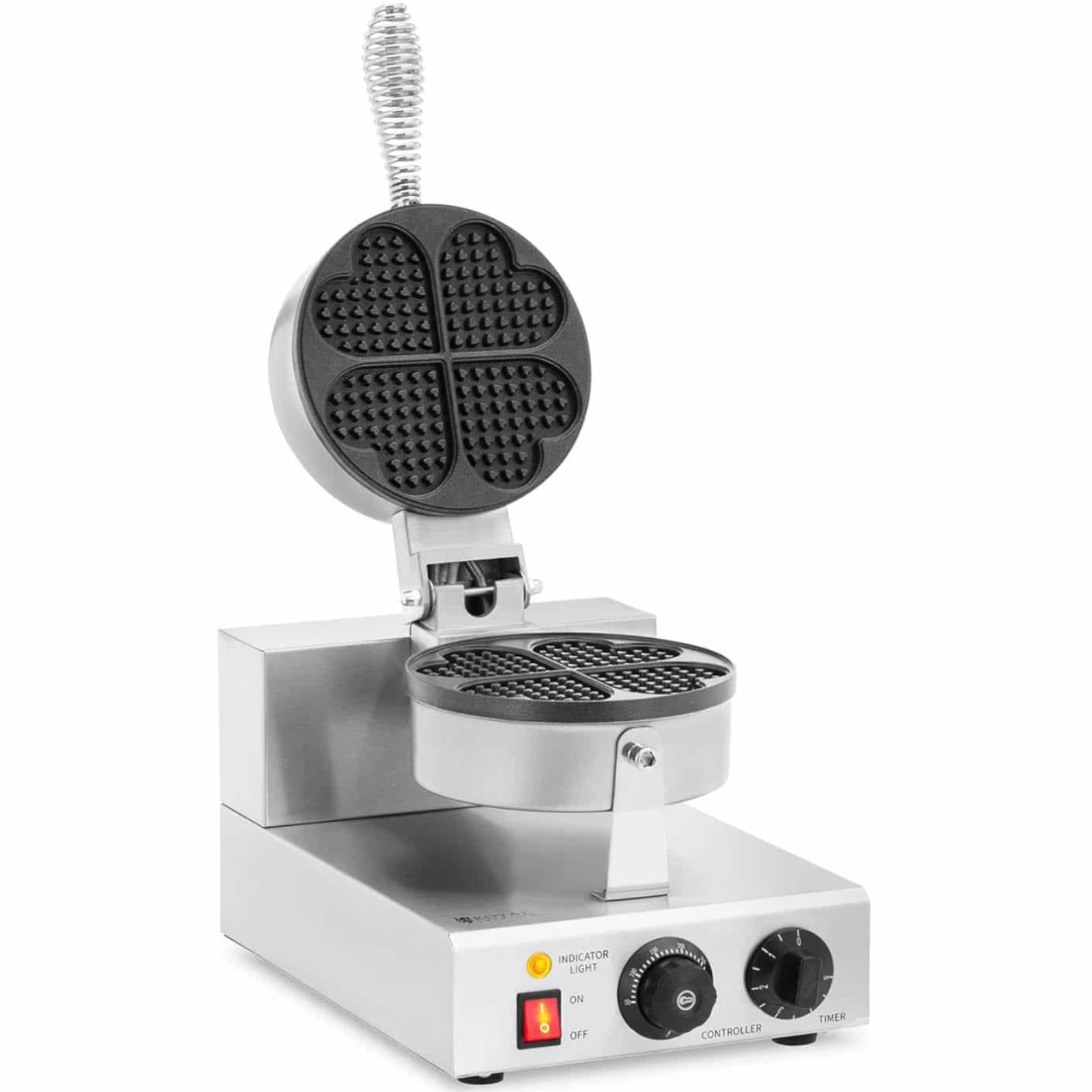 

Gofrownica urządzenie do gofrów kształt serca śr. 180 mm 1000 W