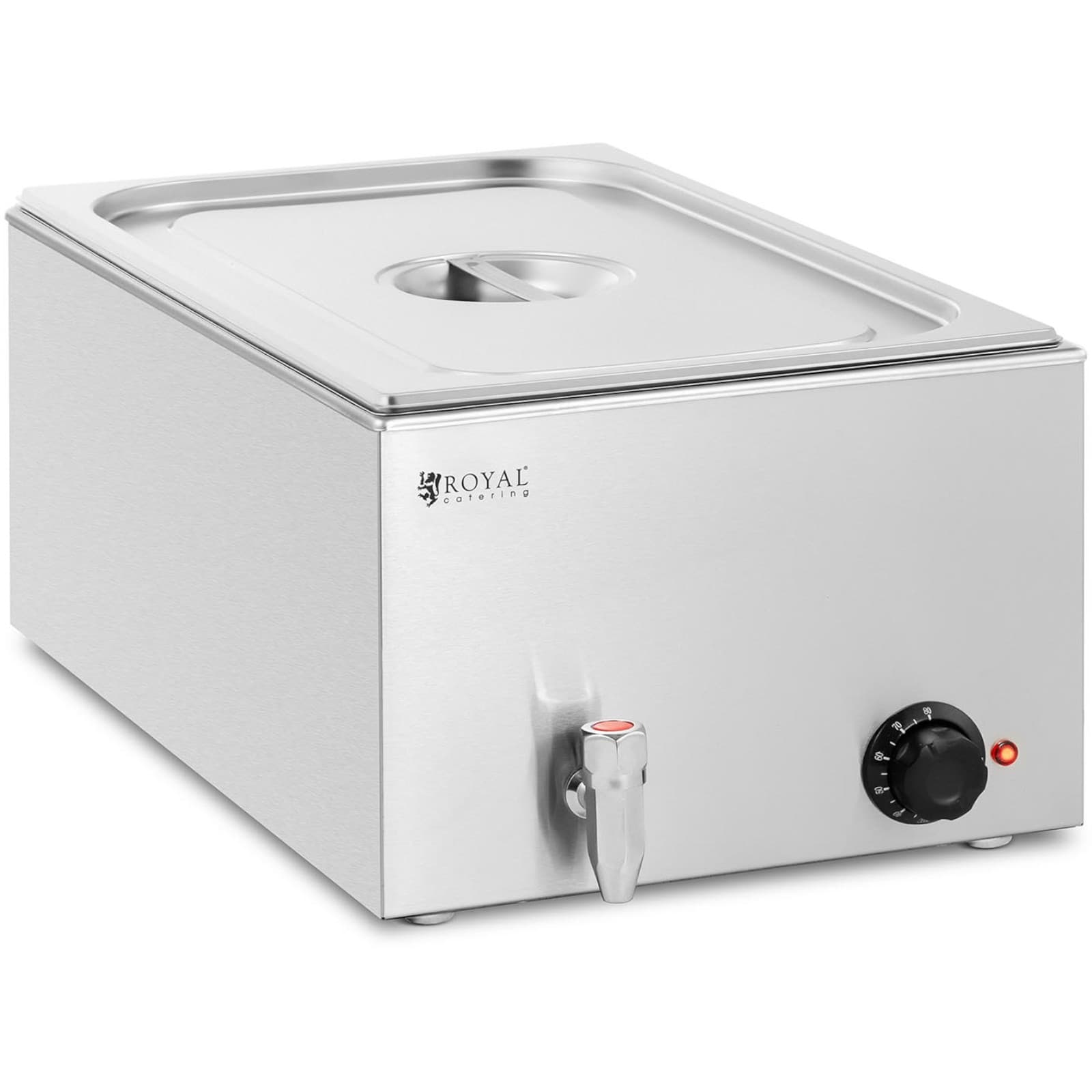 

Bemar podgrzewacz elektryczny z kranem GN 1/1 640 W