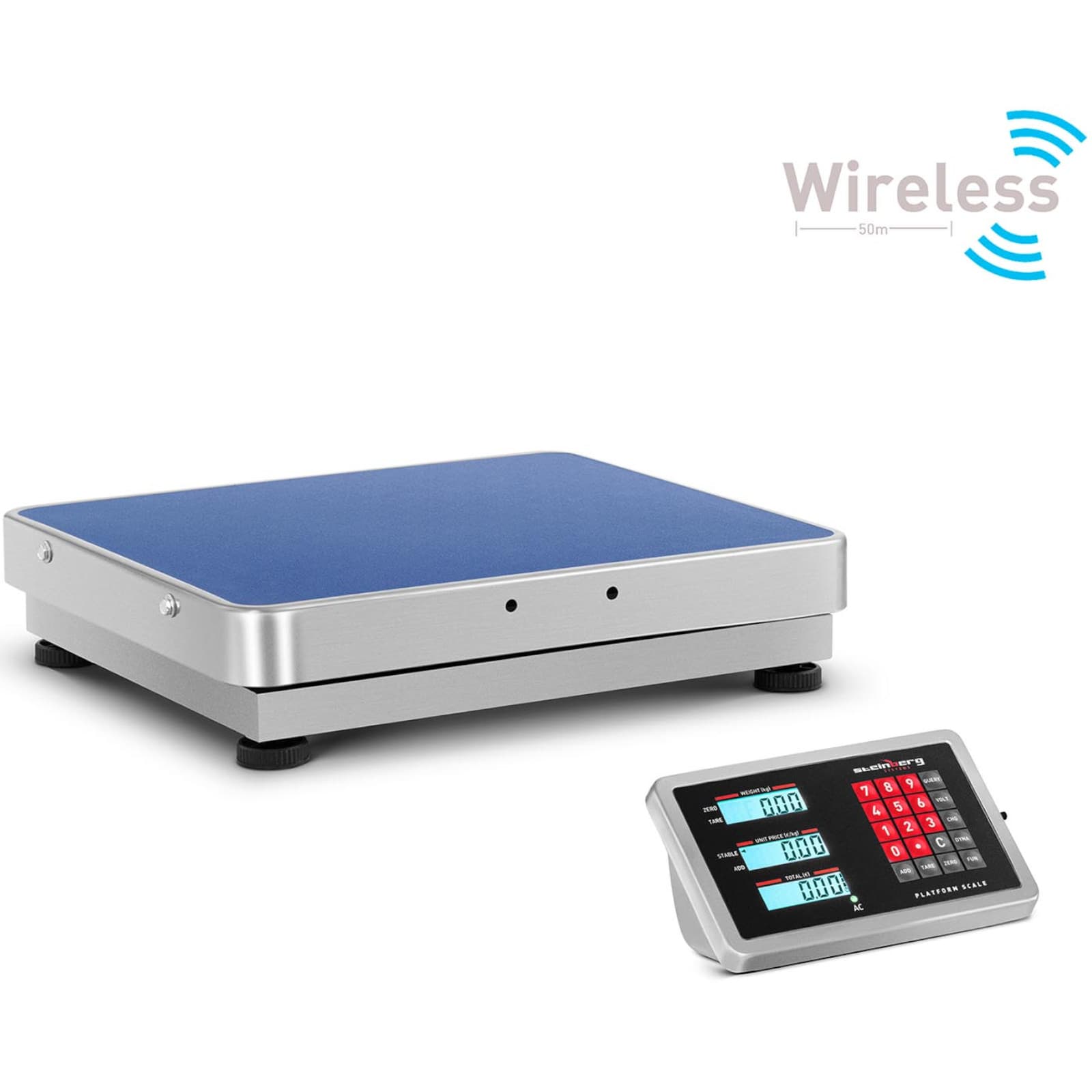 

Waga platformowa bezprzewodowa WiFi 300 kg / 0,05 g