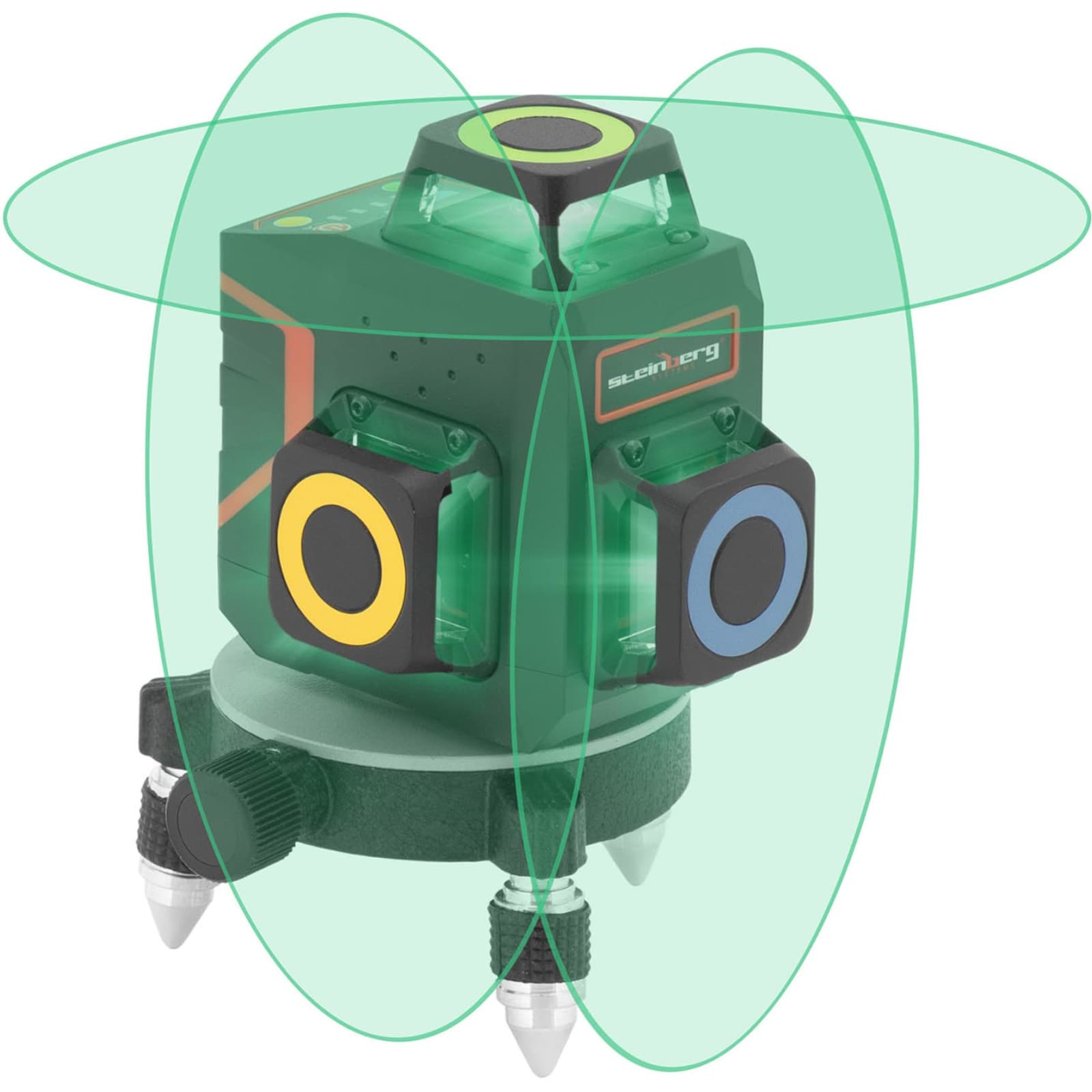 

Poziomica laserowa laser krzyżowy samopoziomujący z pokrowcem pilotem 30 m zielony