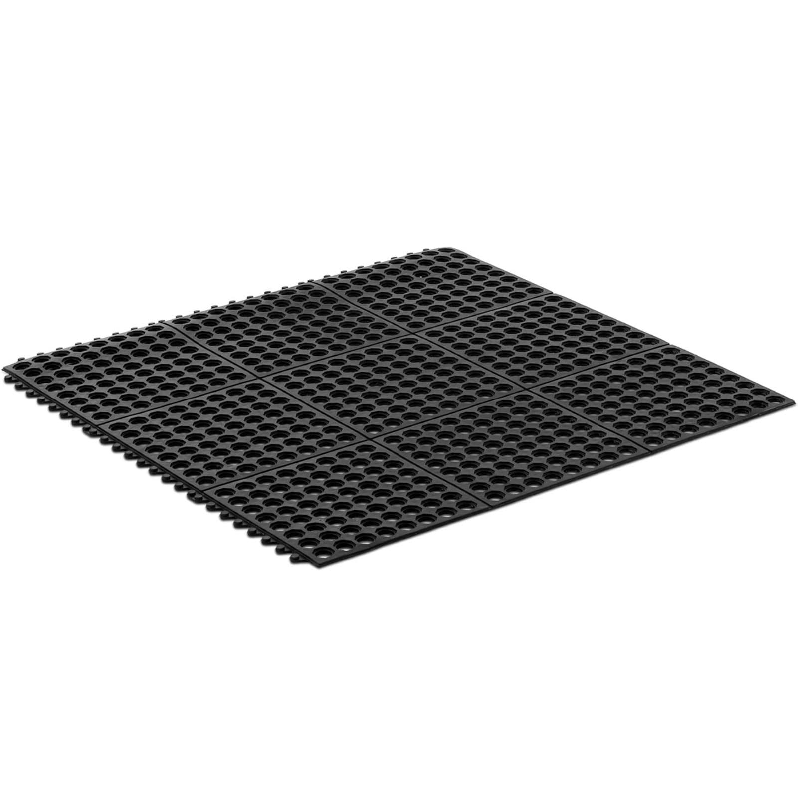 

Mata wycieraczka gumowa antypoślizgowa ażurowa 92 x 92 x 0,5 cm
