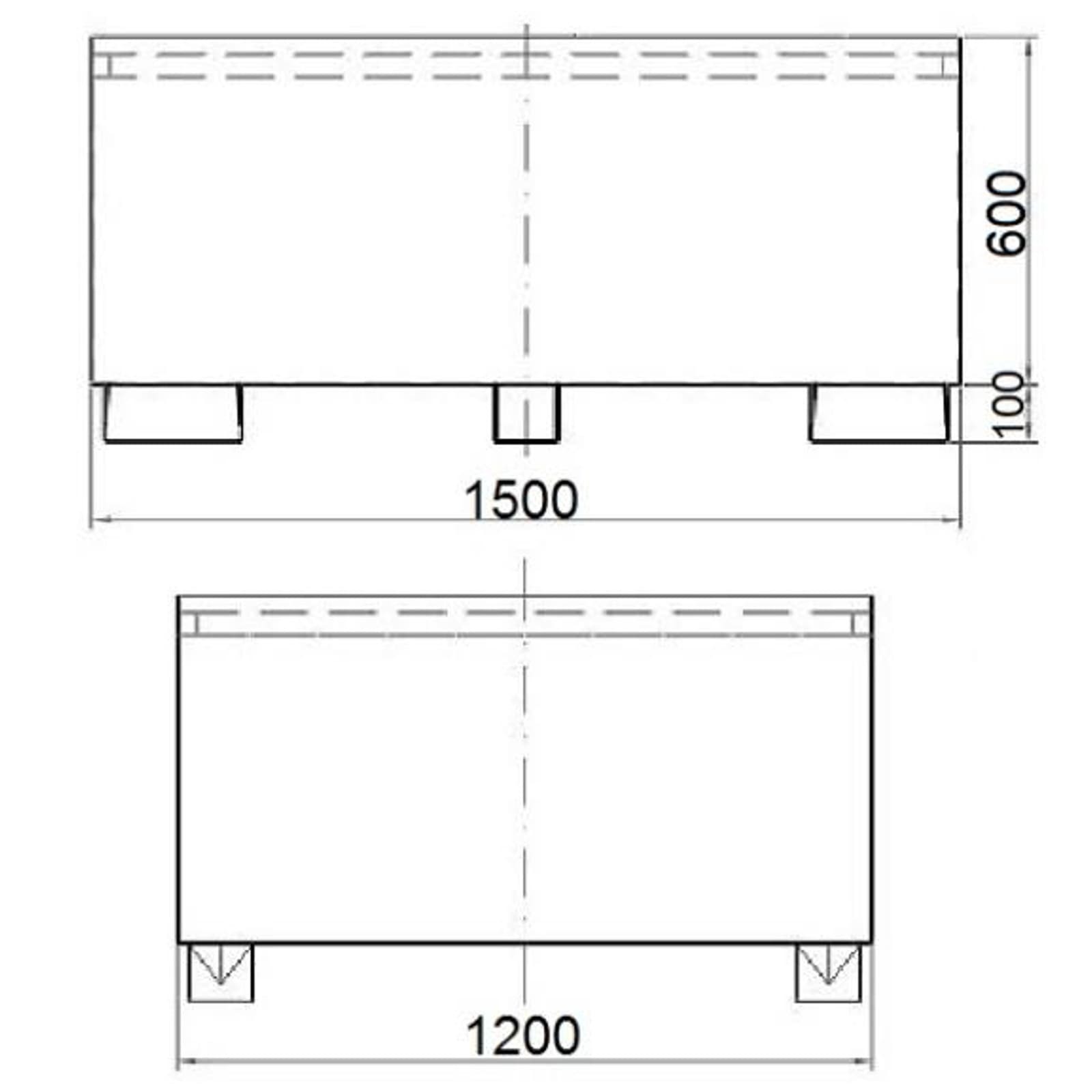 

Wanna wychwytowa do zbiornika IBC paletopojemnika MAUZER 1000L