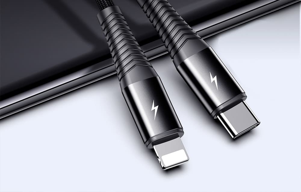 

Kabel USB Joyroom S-1230G12 2w1 USB-C / Lightning 3A 1.2m (czarny)