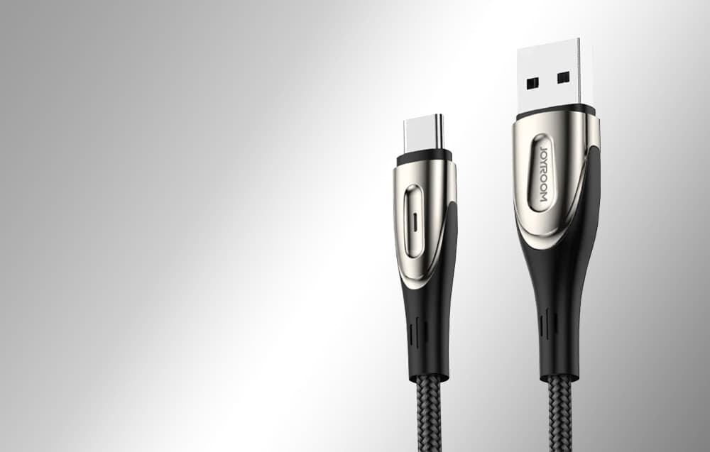 

Kabel USB do USB-C Joyroom Sharp S-M411 3A, 2m (czarny)