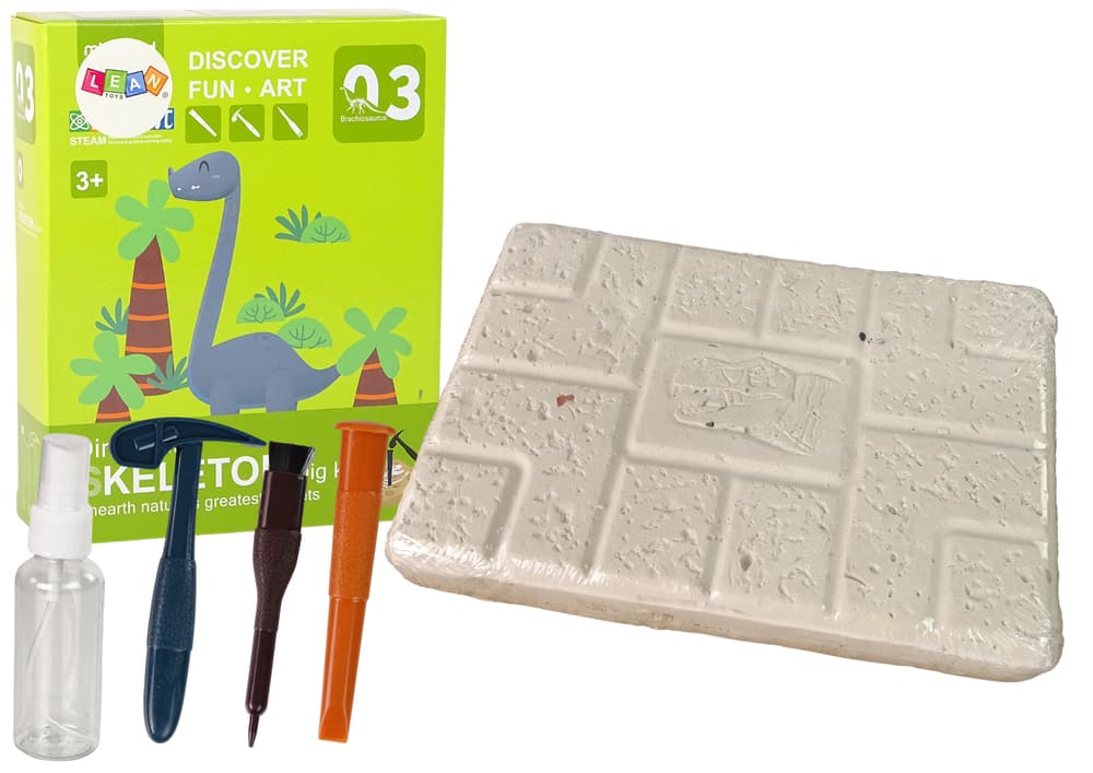 

Zestaw Archeologiczny Wykopaliska Dinozaur Brachiosaurus Szkielet 24 cm