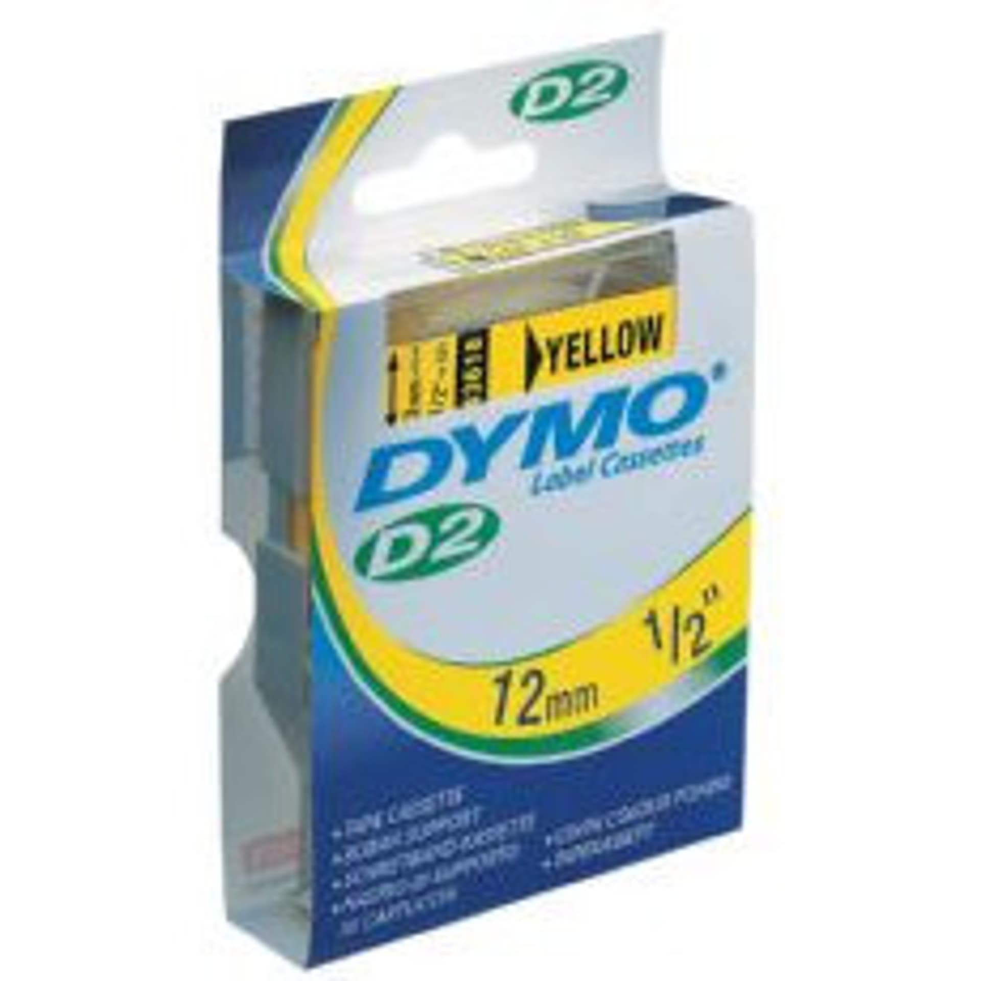 

Taśma bazowa 12mm żółta 61214 PC10/6000 DYMO S0721120