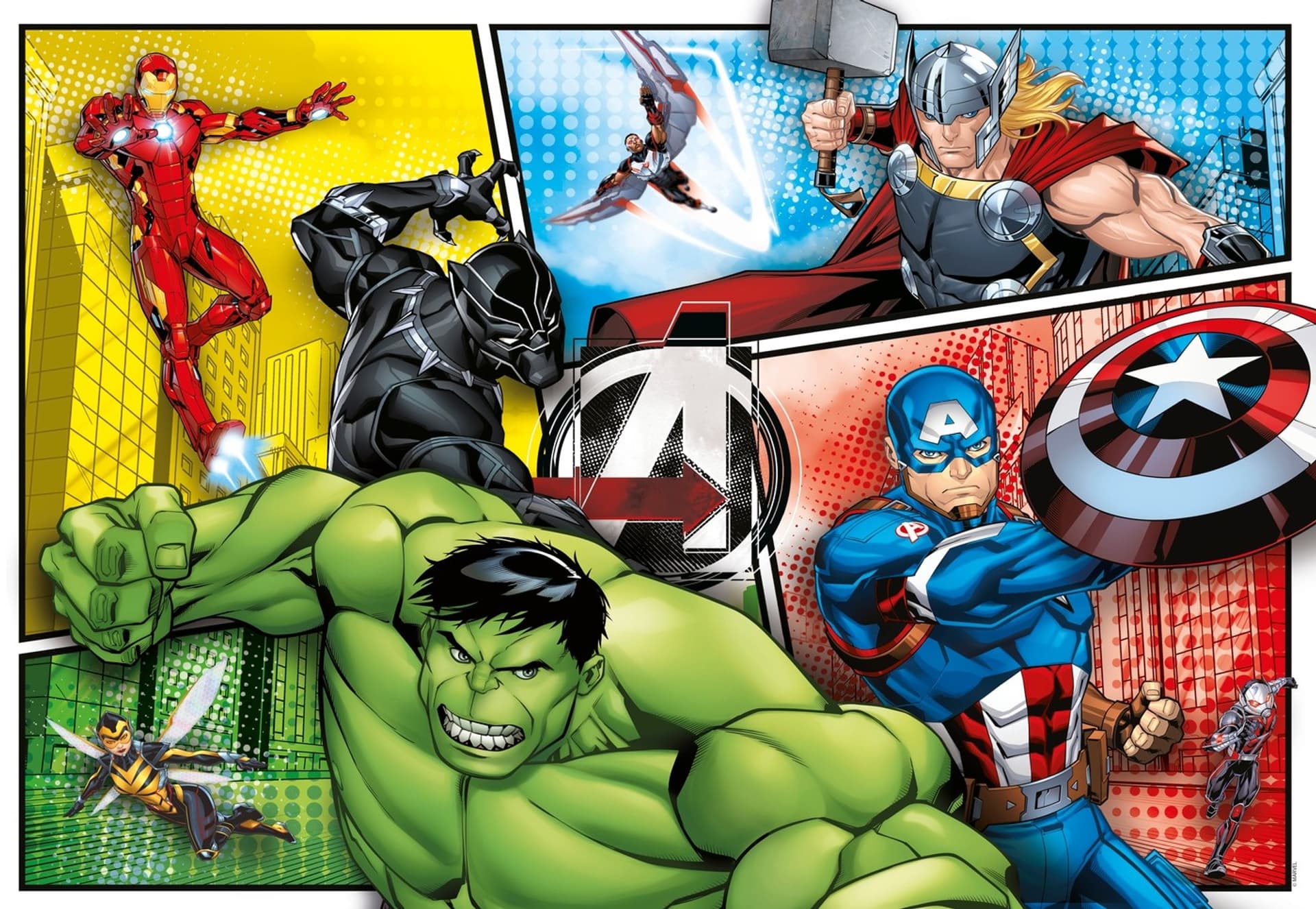 

Puzzle 104 elementy The Avengers