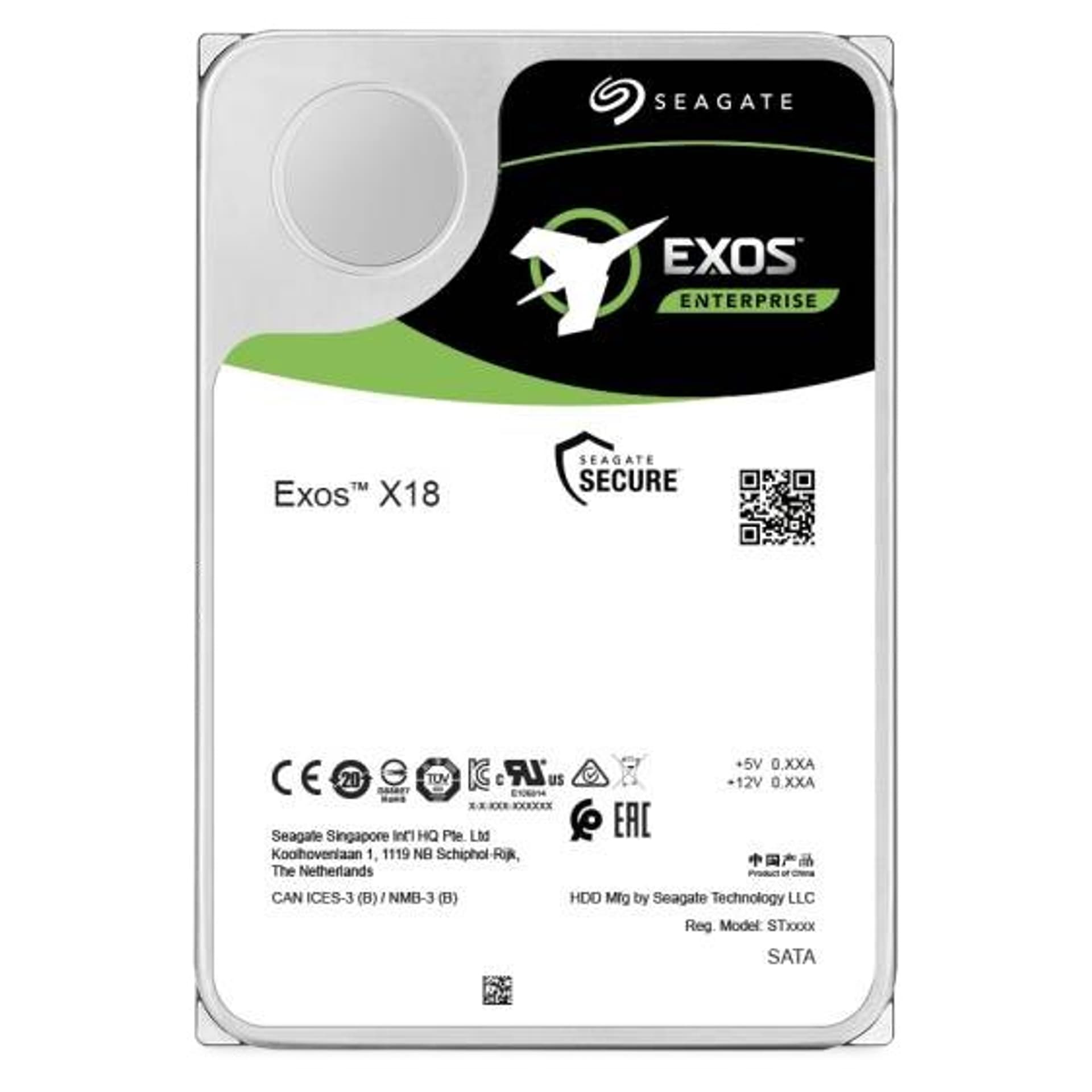 

Dysk Exos X18 12TB 4Kn SATA 3,5 ST12000NM000J