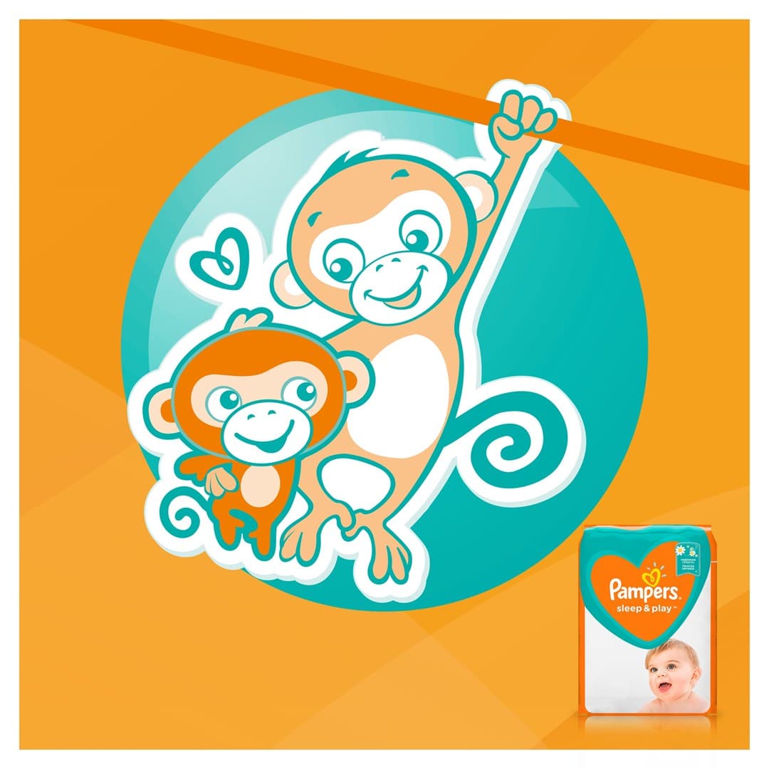 

Pampers Sleep&Play Pieluchy, Rozmiar 4, 9-14kg, 50szt